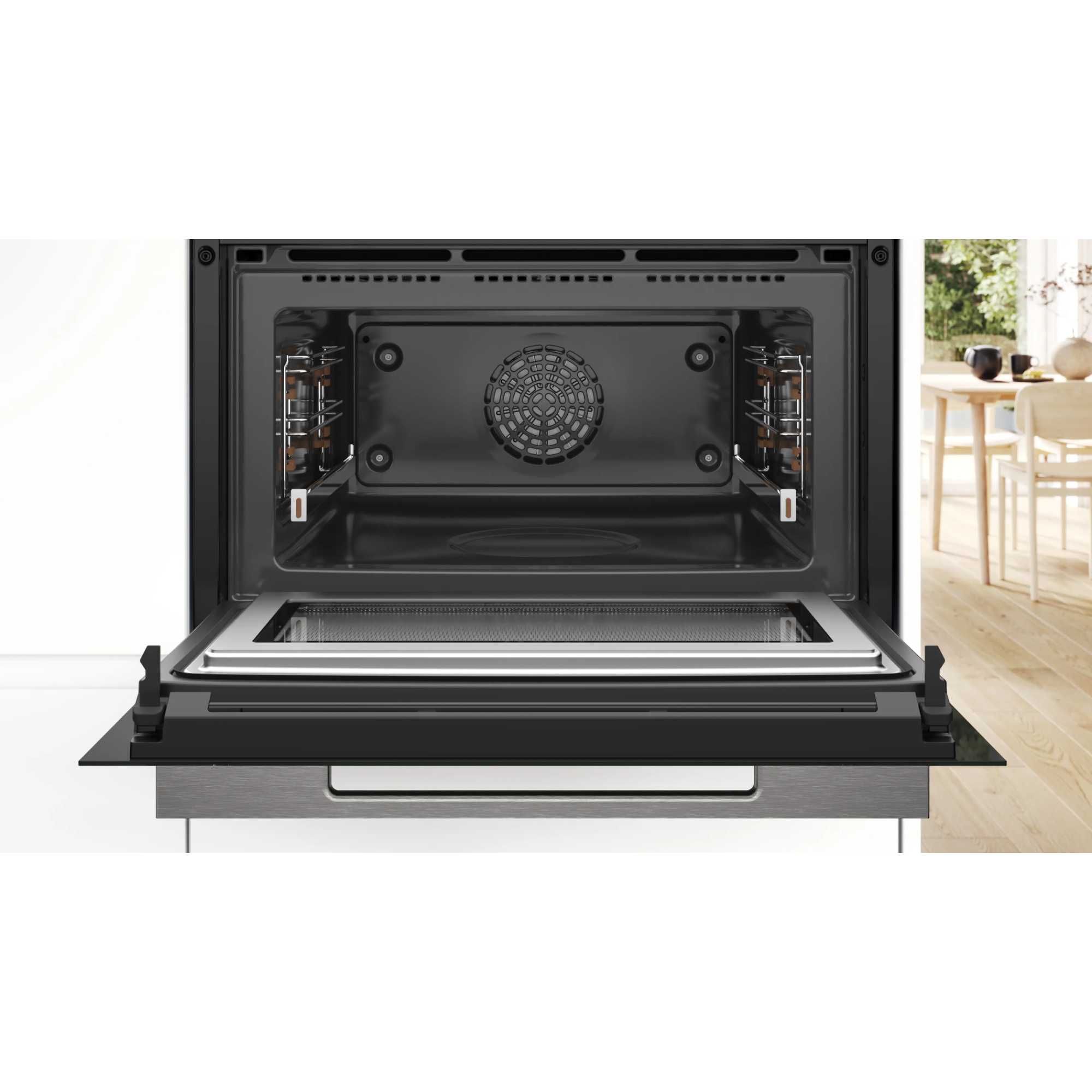 Series 8 CMG778NB1 Built-In Compact Oven with Microwave Function - Black