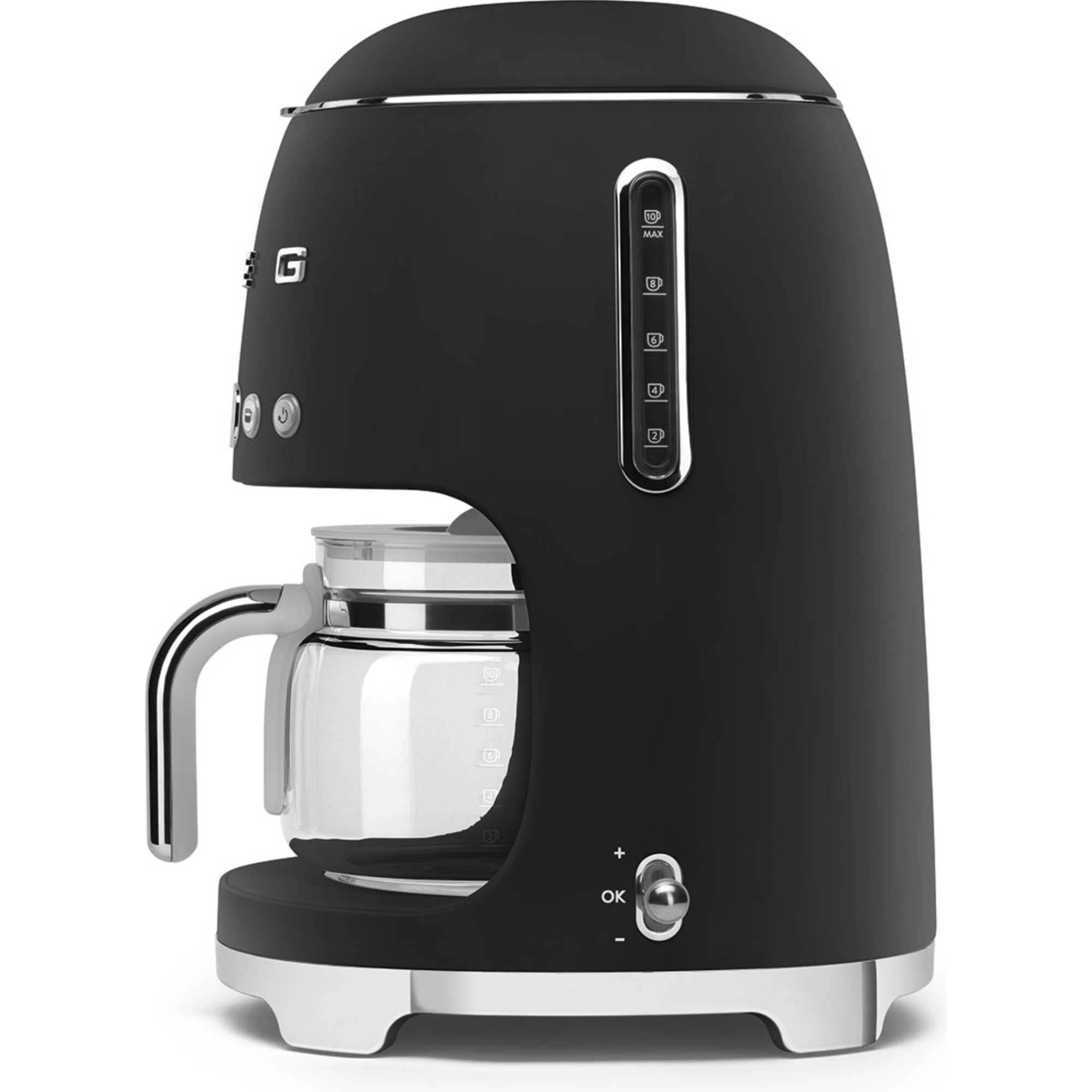 DCF02BLMUK Retro Design Drip Filter Coffee Machine - Matt Black