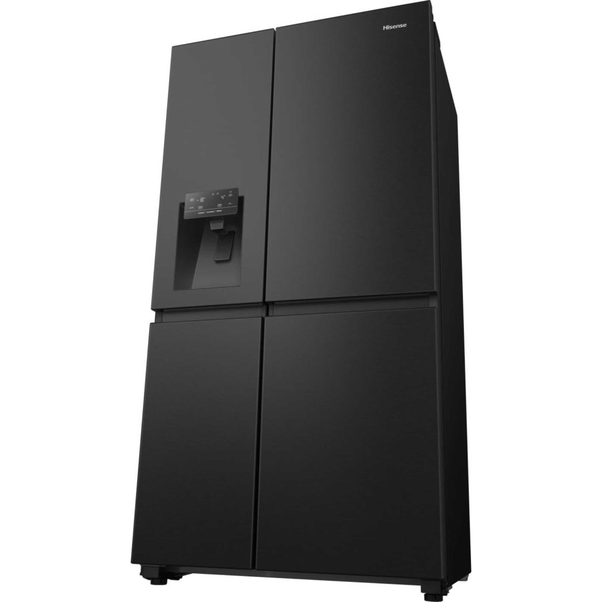 RS818N4TFE 632L American Fridge Freezer with Ice & Water Dispenser - Black