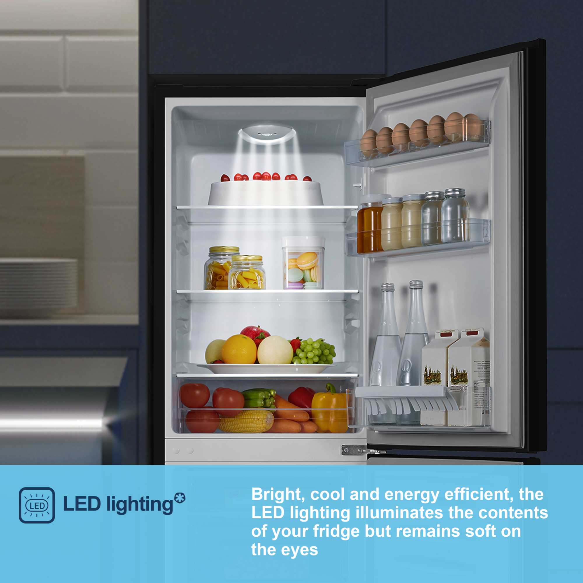 Fridge Freezer 70/30 - Black - MC50165EB