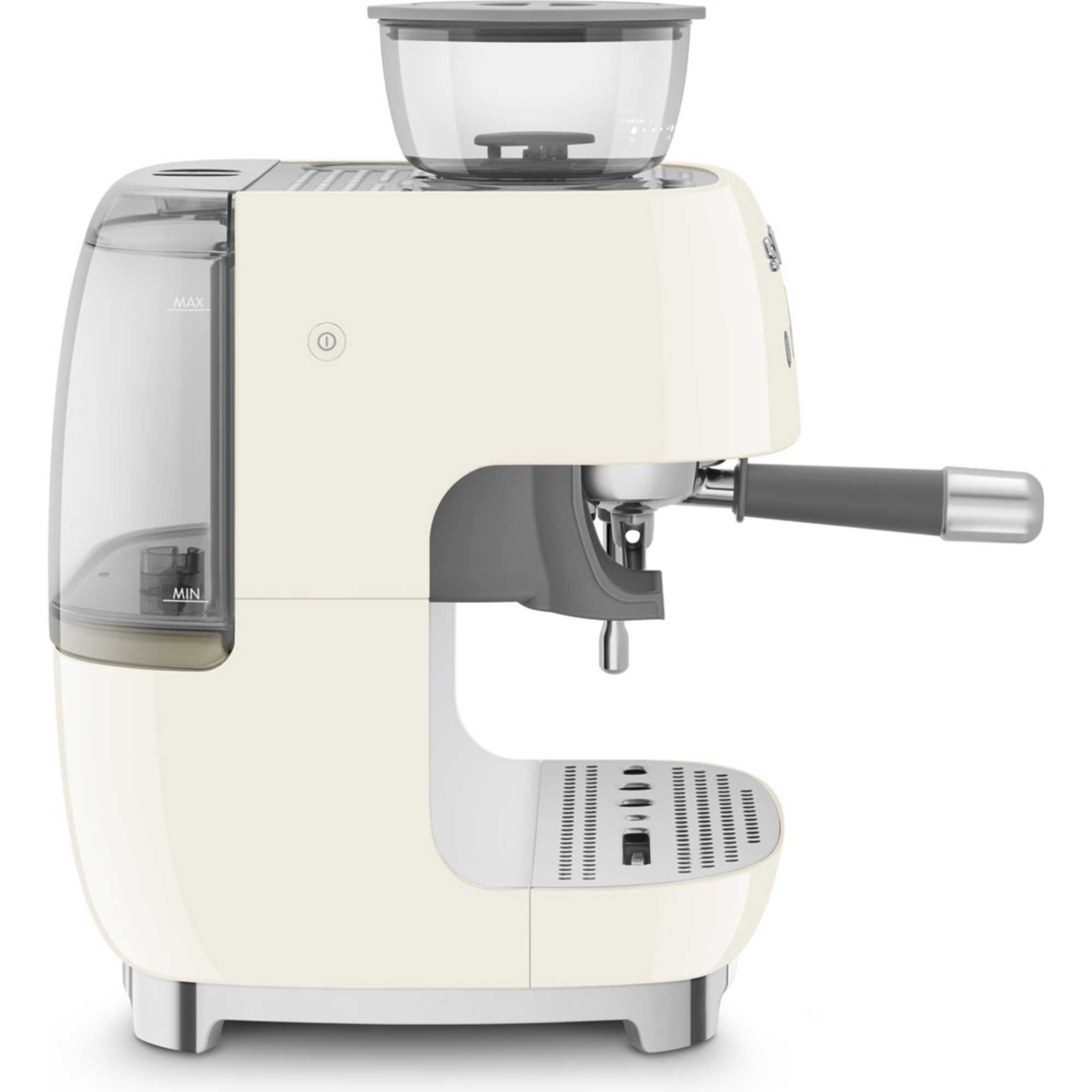 EGF03CRUK 50's Style Espresso Coffee Machine with Grinder - Cream