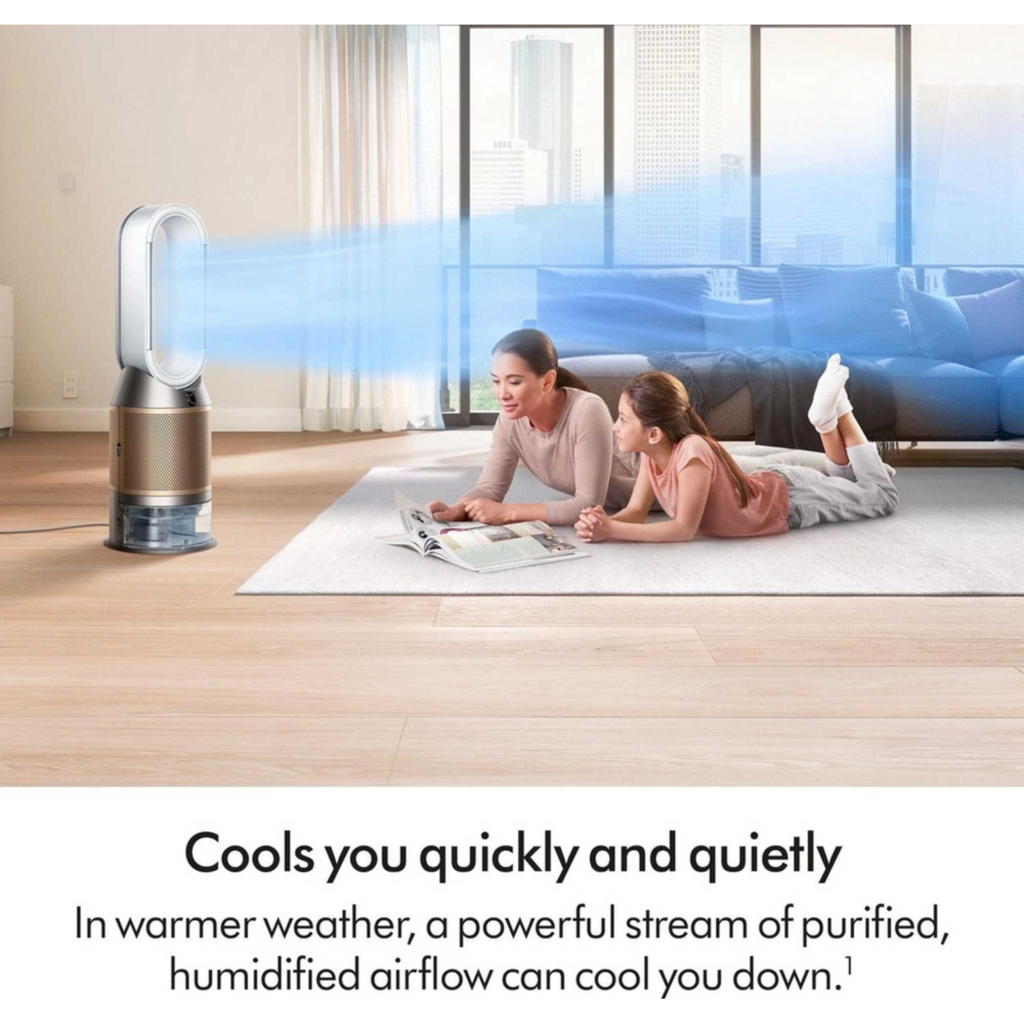 PH05 De-Nox Humidify & Cool Purifier - White/Gold