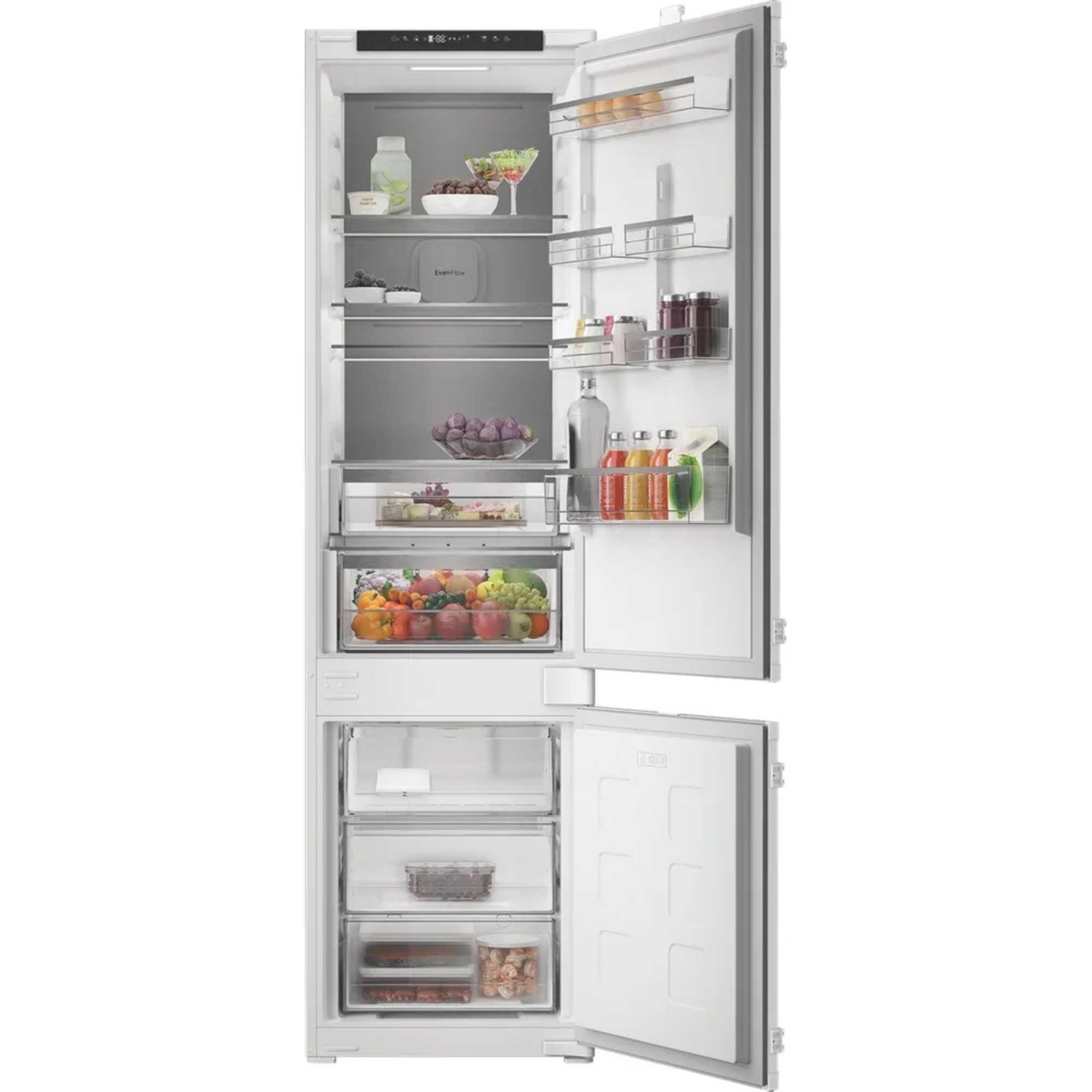 VitalCare HPK2 5322 B4UK Fridge Freezer - Black