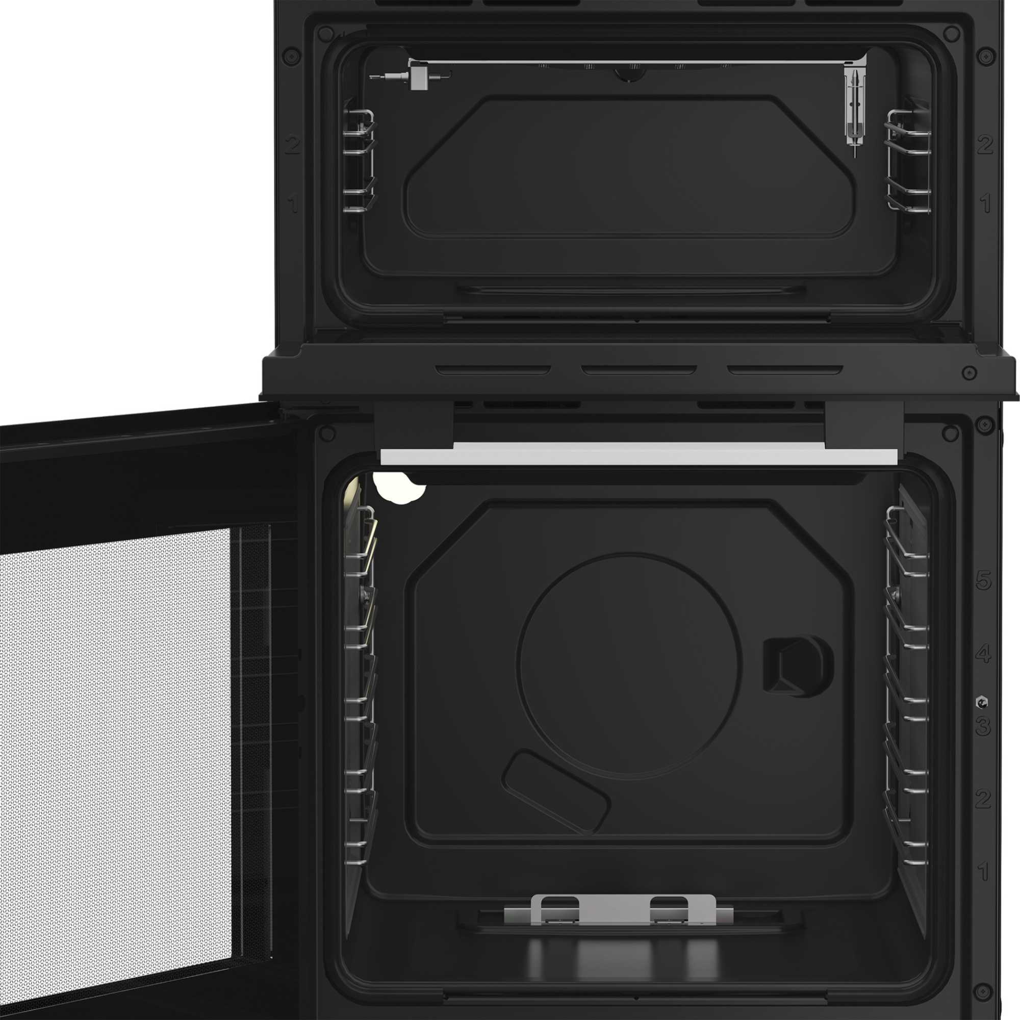 HTG5GCW 500mm Gas Twin Cavity Cooker - White