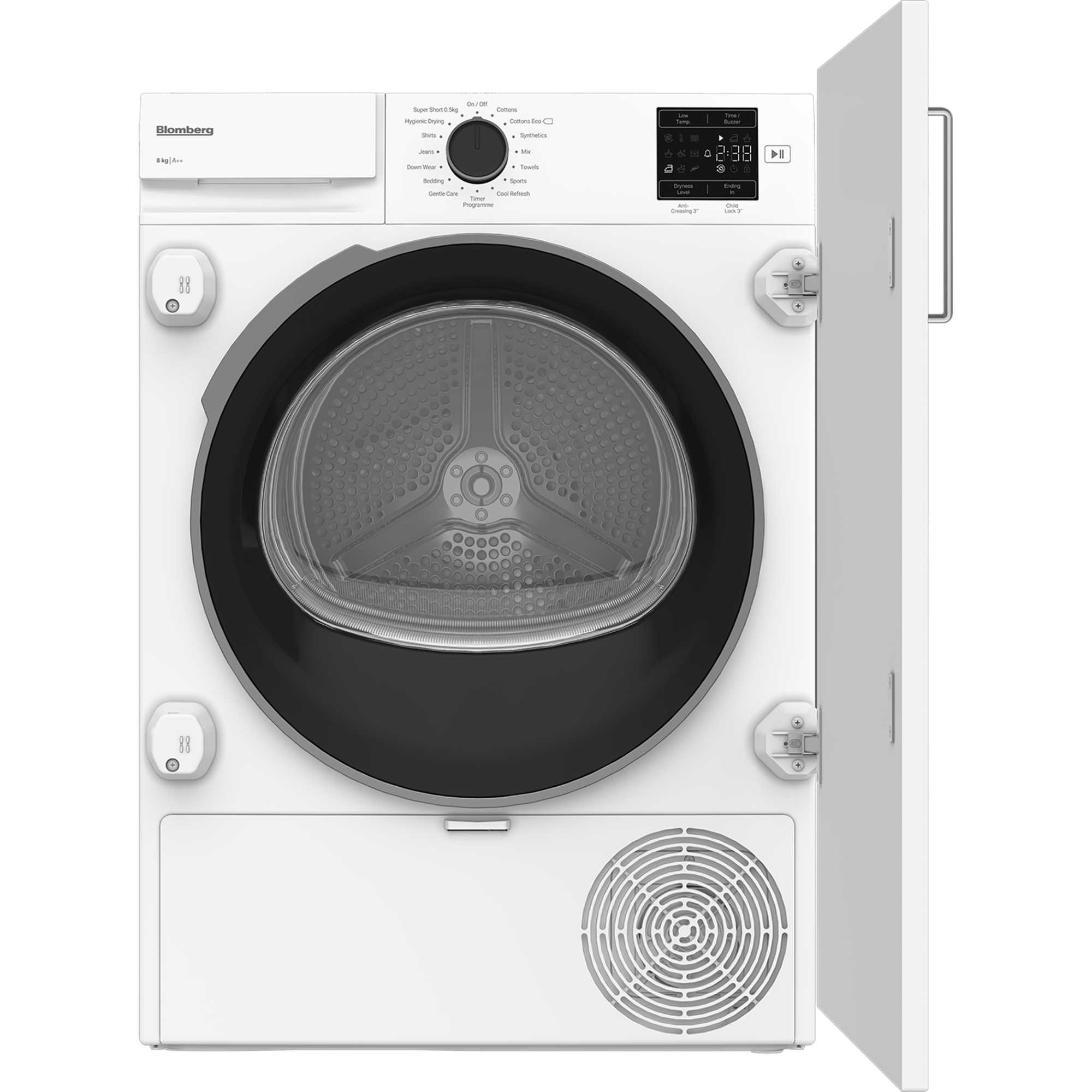 8kg Integrated Heat Pump Dryer - LTDIP08310