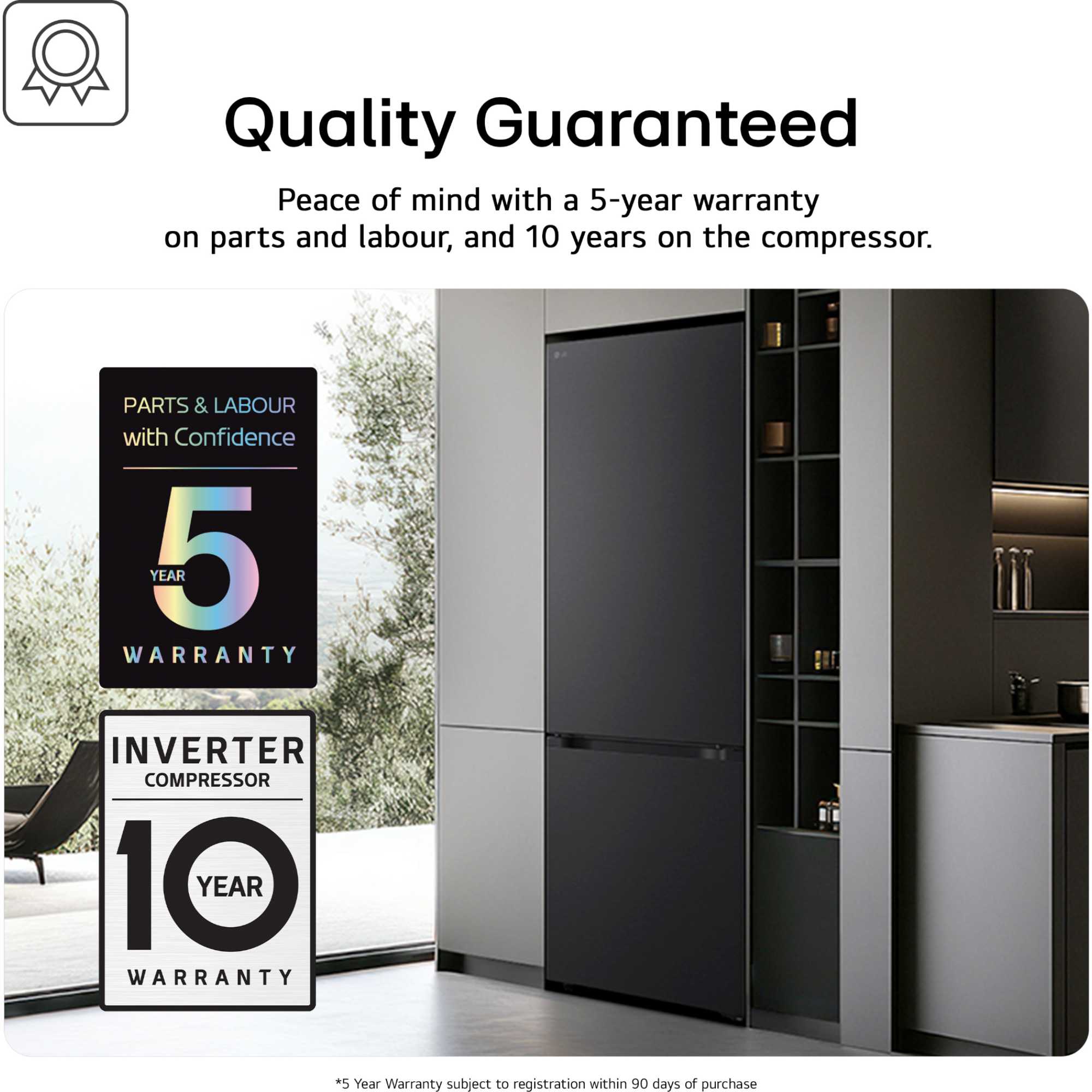 Fit & Max Fridge Freezer 70/30 Total No Frost - Black - GBBS524CEV