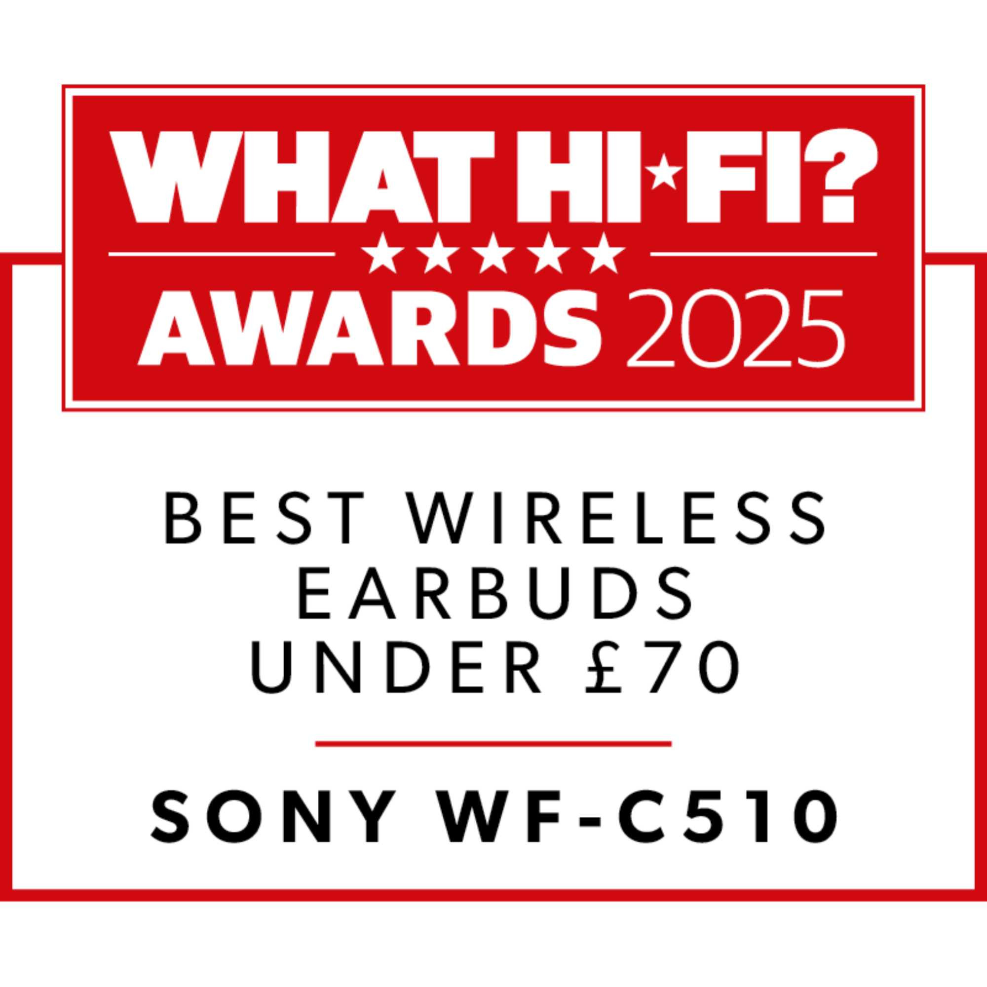 WF-C510B Truly Wireless Headphones with Ambient Sound Mode - Black