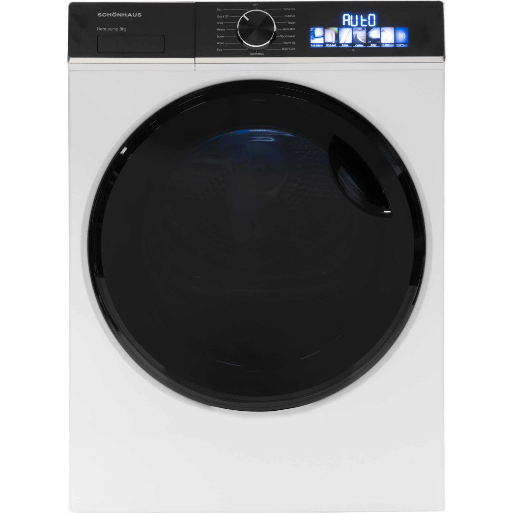 8kg Heat Pump Tumble Dryer - TDSHF018A3W