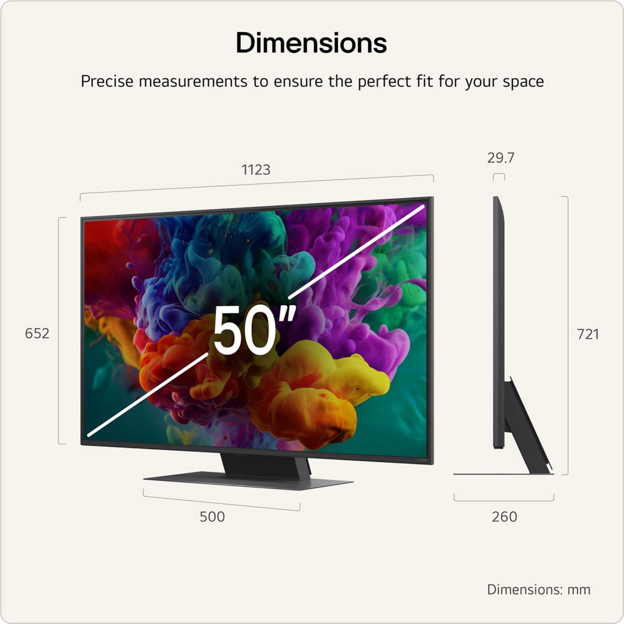 QNED87 50" 4K QNED Mini LED Smart TV - 50QNED87B6A
