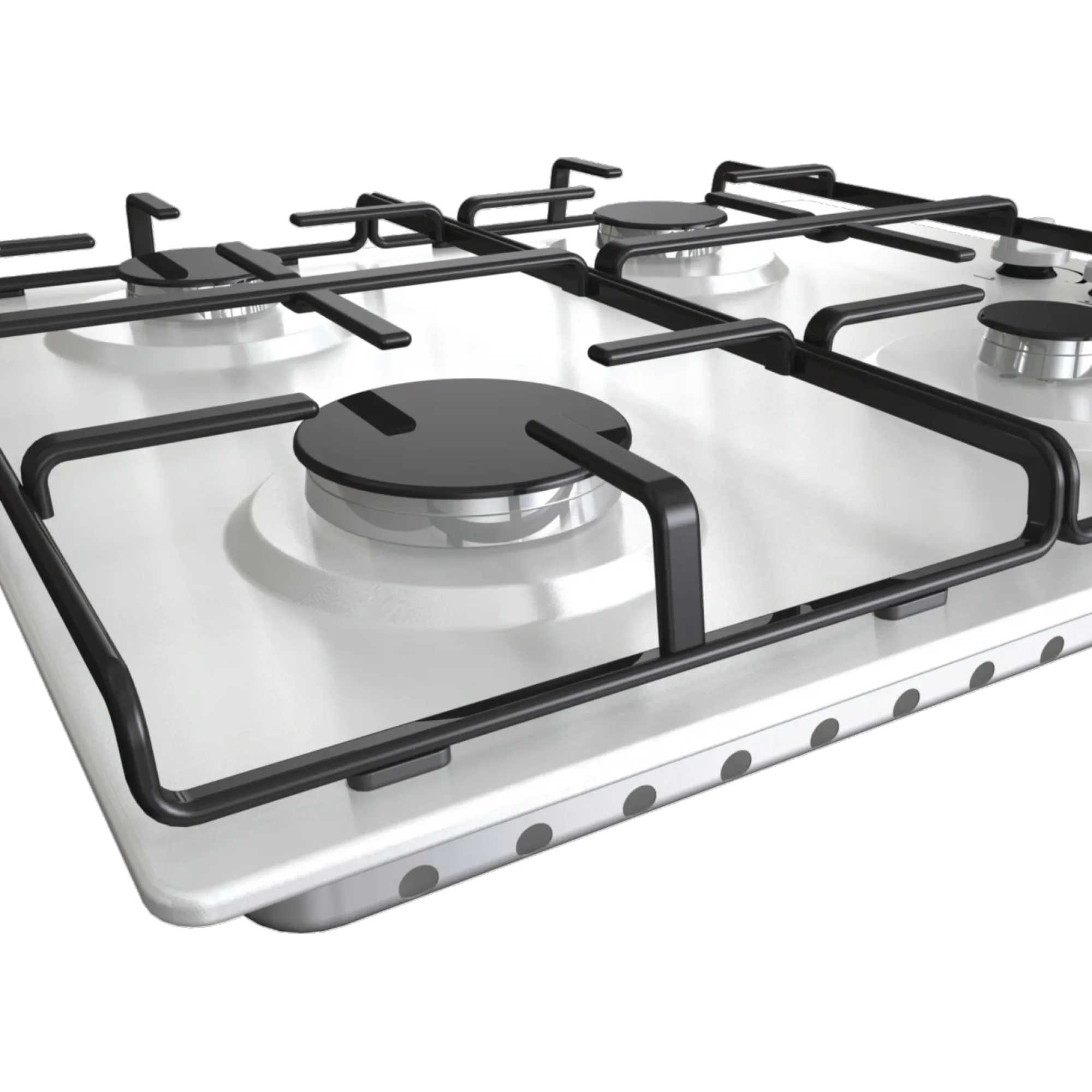 GM642XHS 60cm 4 Burner Gas Hob - Stainless Steel