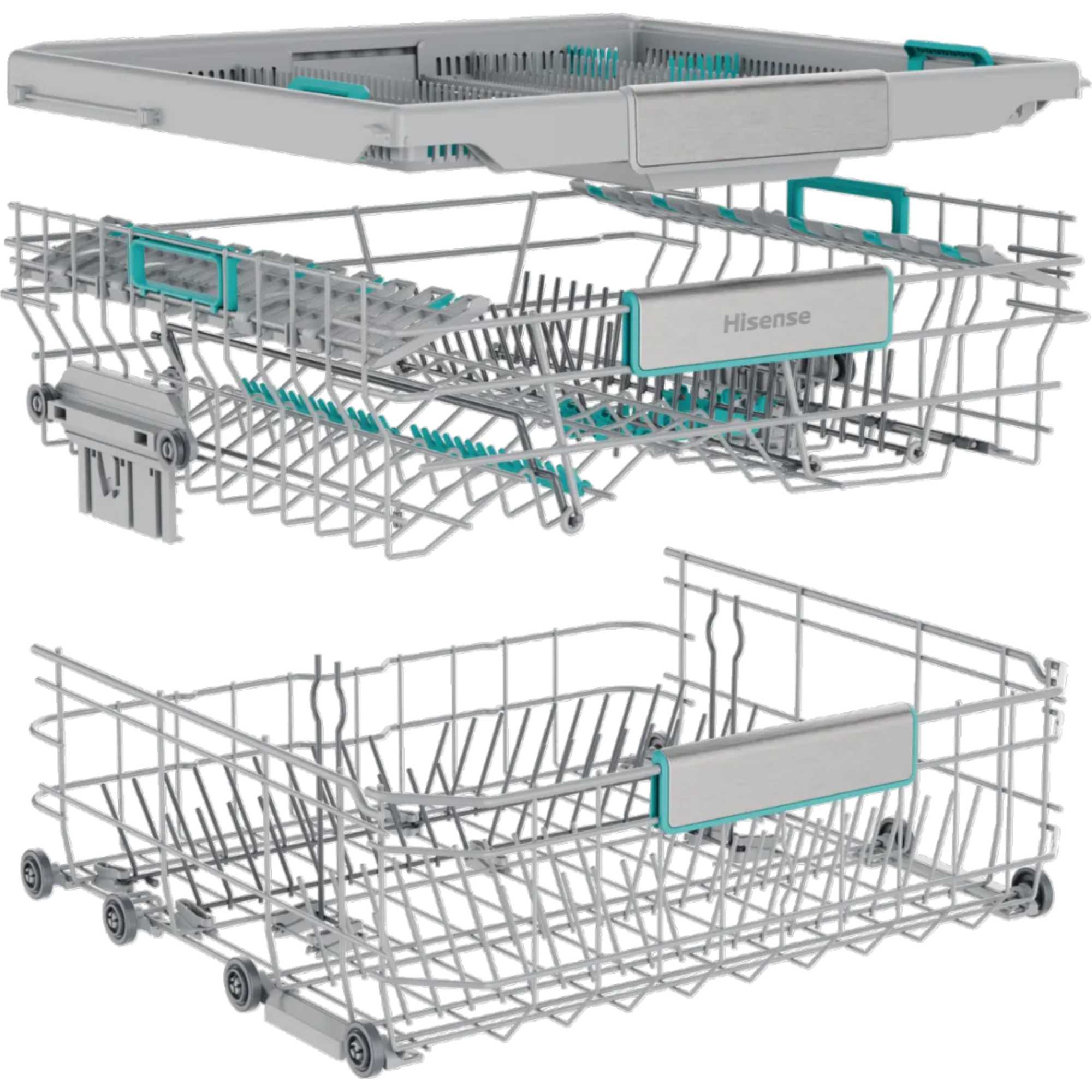 Hi6 Freestanding Full-Sized Dishwasher - HS673A90WUK
