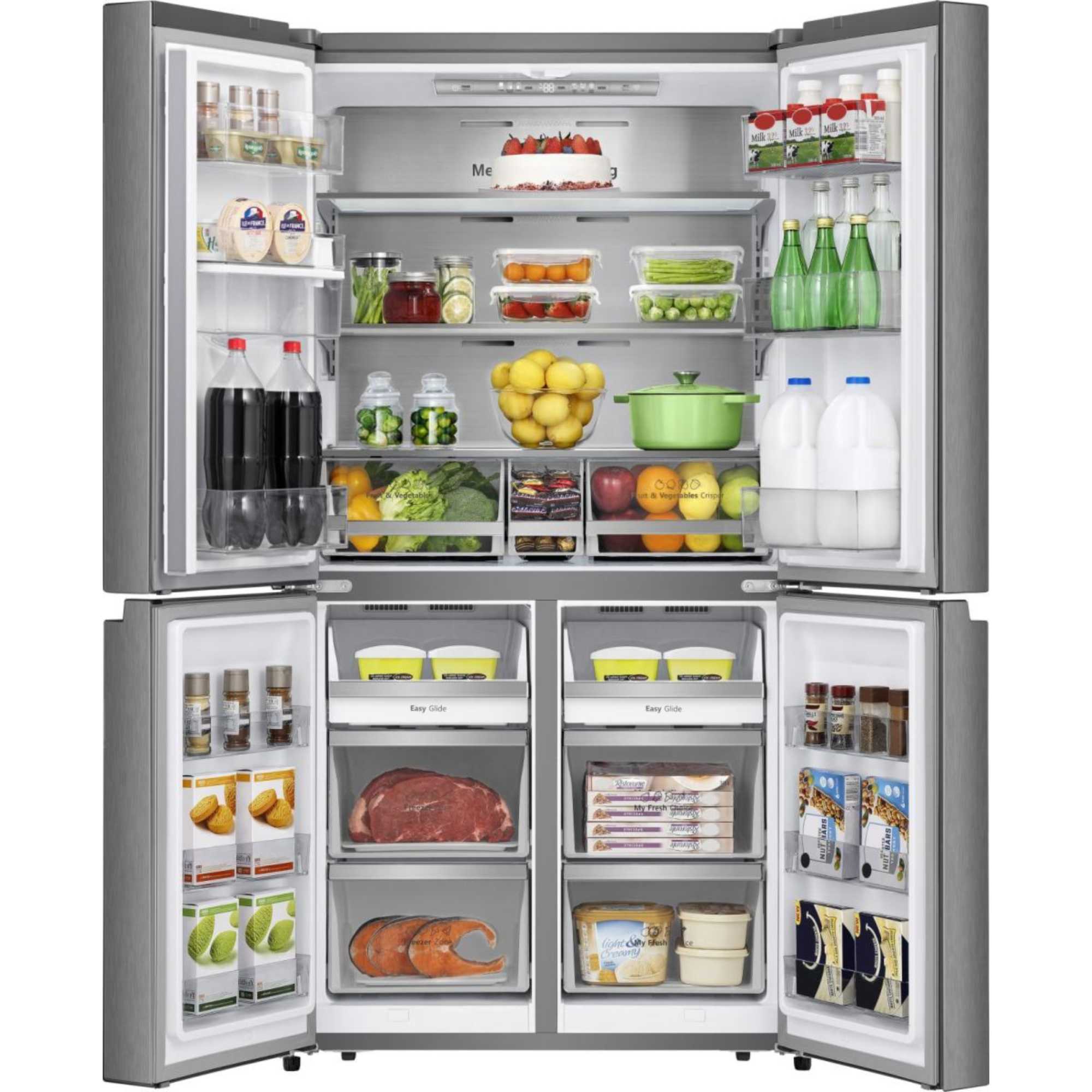 RQ758N4SWSE 606L American Fridge Freezer Total No Frost - Stainless Steel