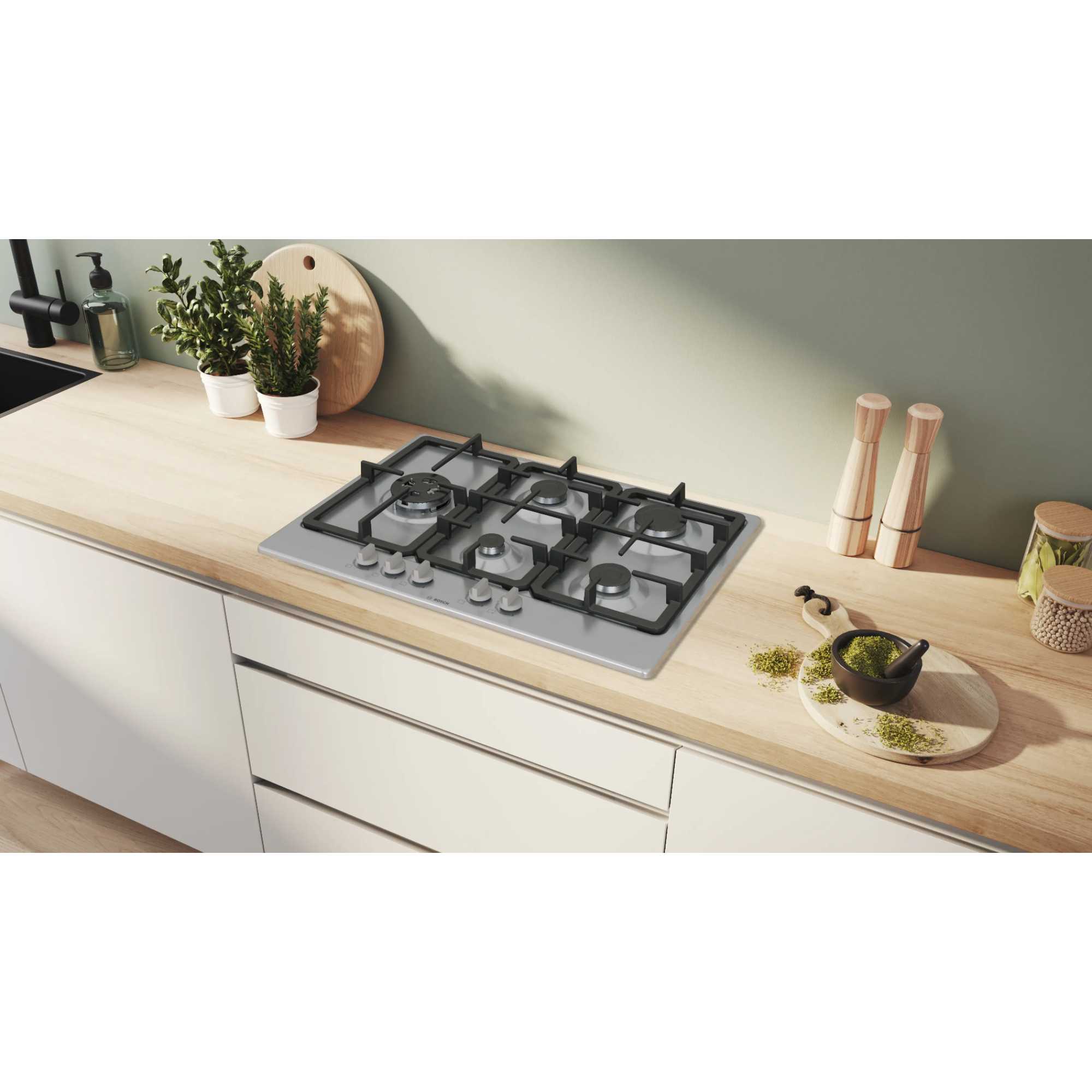 Series 4 PGM7B5K90 750mm Built-in Hob - Stainless Steel