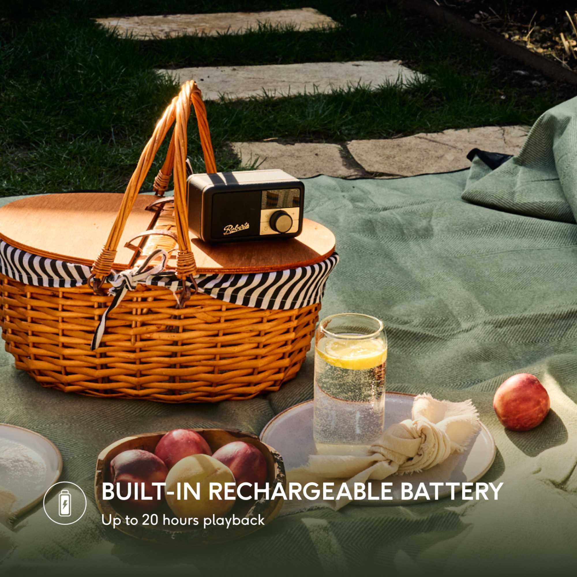 Revival Petite 2 DAB/DAB+/FM Bluetooth Portable Radio - Black