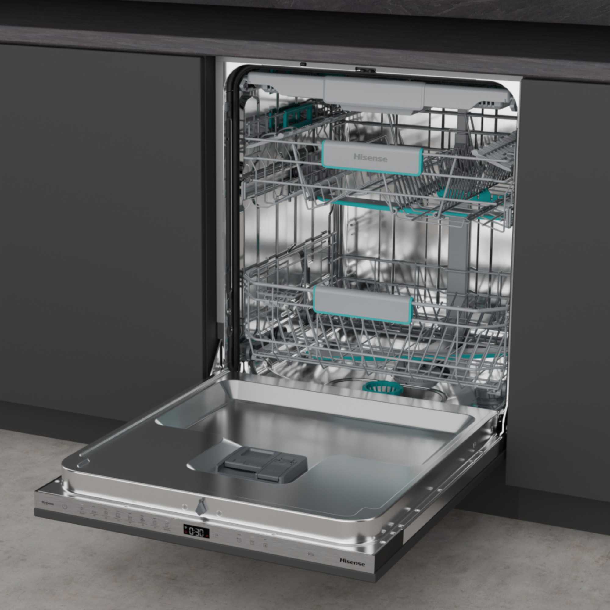 HV673A60UK 60cm 16 Place Settings Fully Integrated Smart Dishwasher