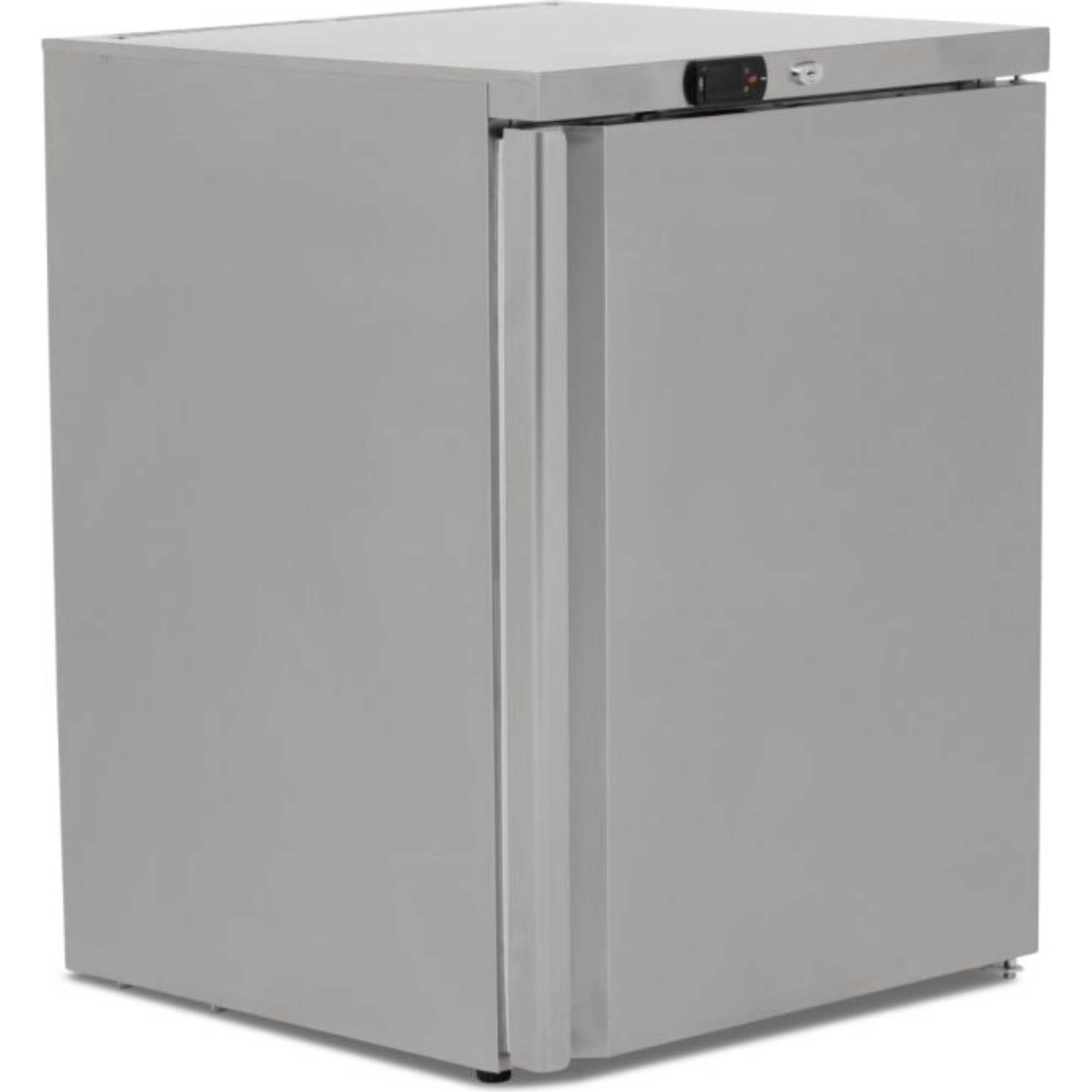 UCF140 Single Door Undercounter 85L Freezer - Stainless Steel