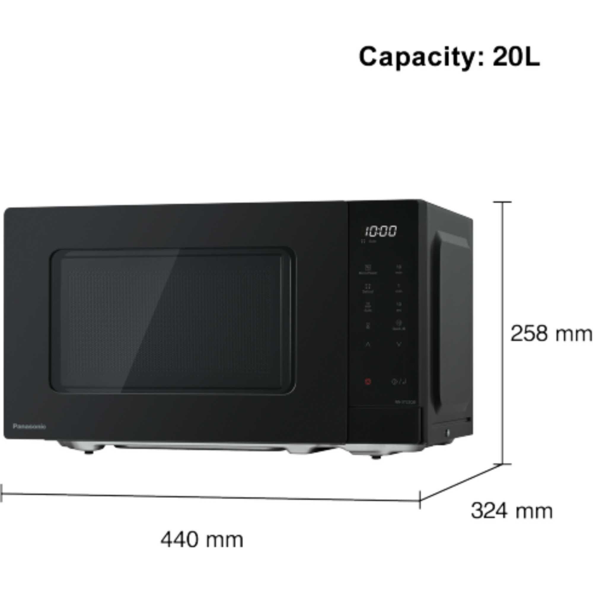 NN-ST22QBBPQ SOLO 800W 20l Compact Microwave - Black