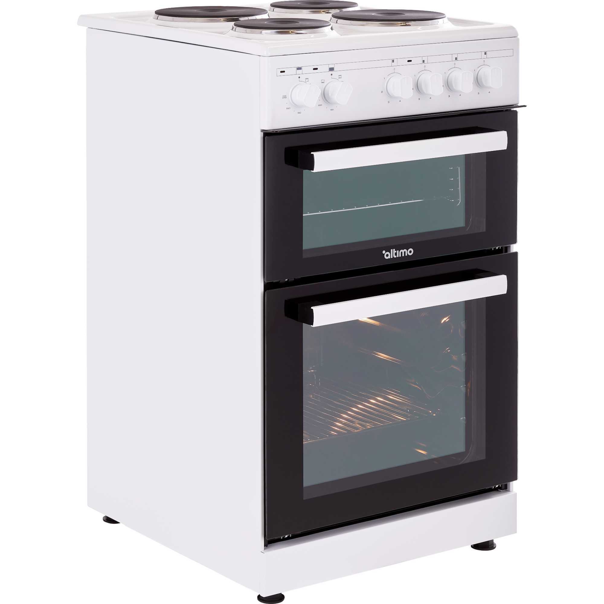 CETS502W 500mm Twin Cavity Freestanding Cooker