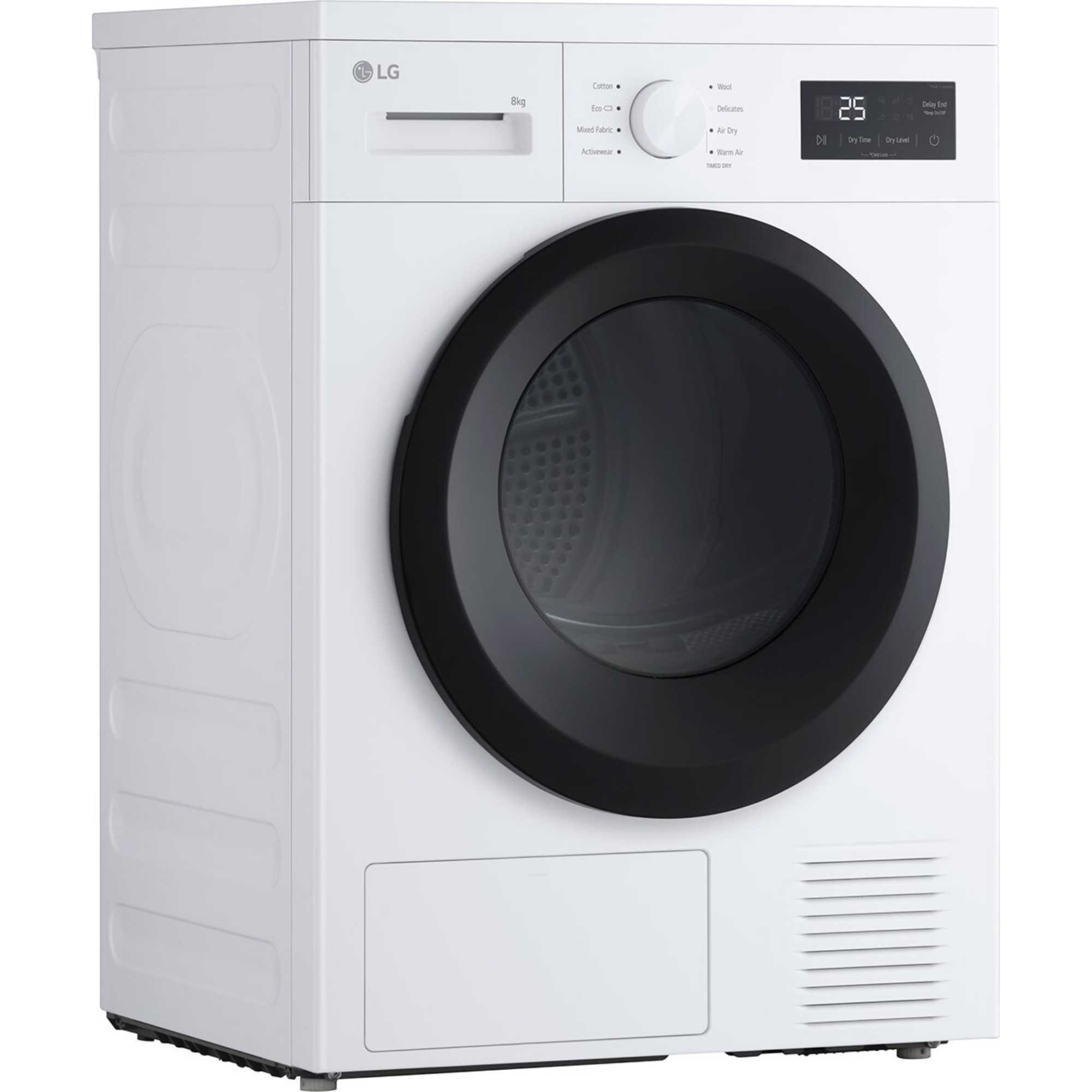 RHA1008NWK 8kg Heat Pump Dryer - White