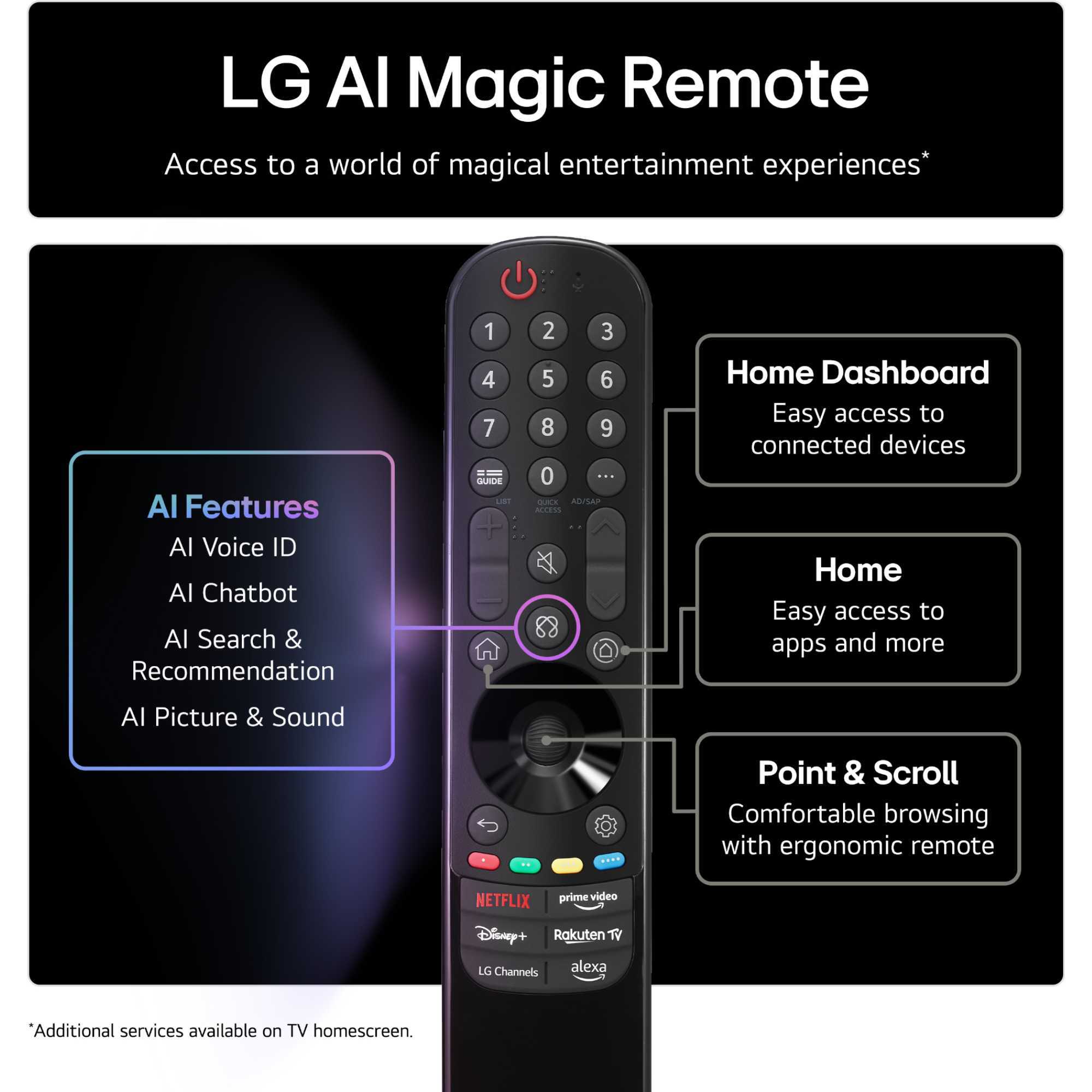 C54LA 83" 4K HDR Smart webOS TV with AI Concierge - OLED83C54LA