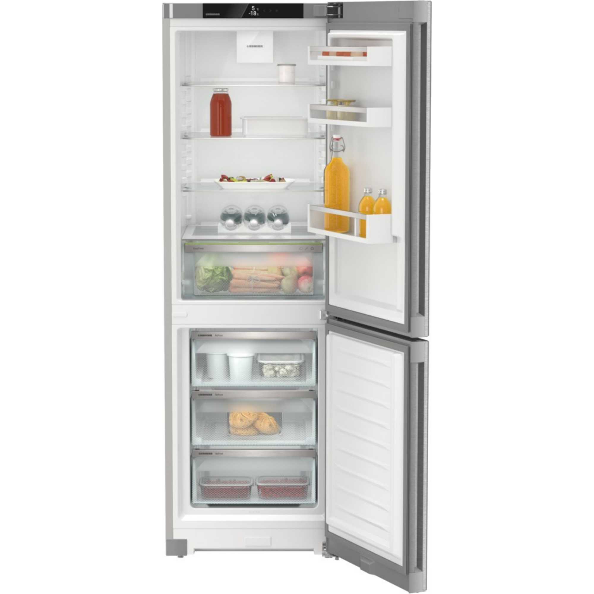 Fridge Freezer 60/40 NoFrost - Silver - CNsdc 5203