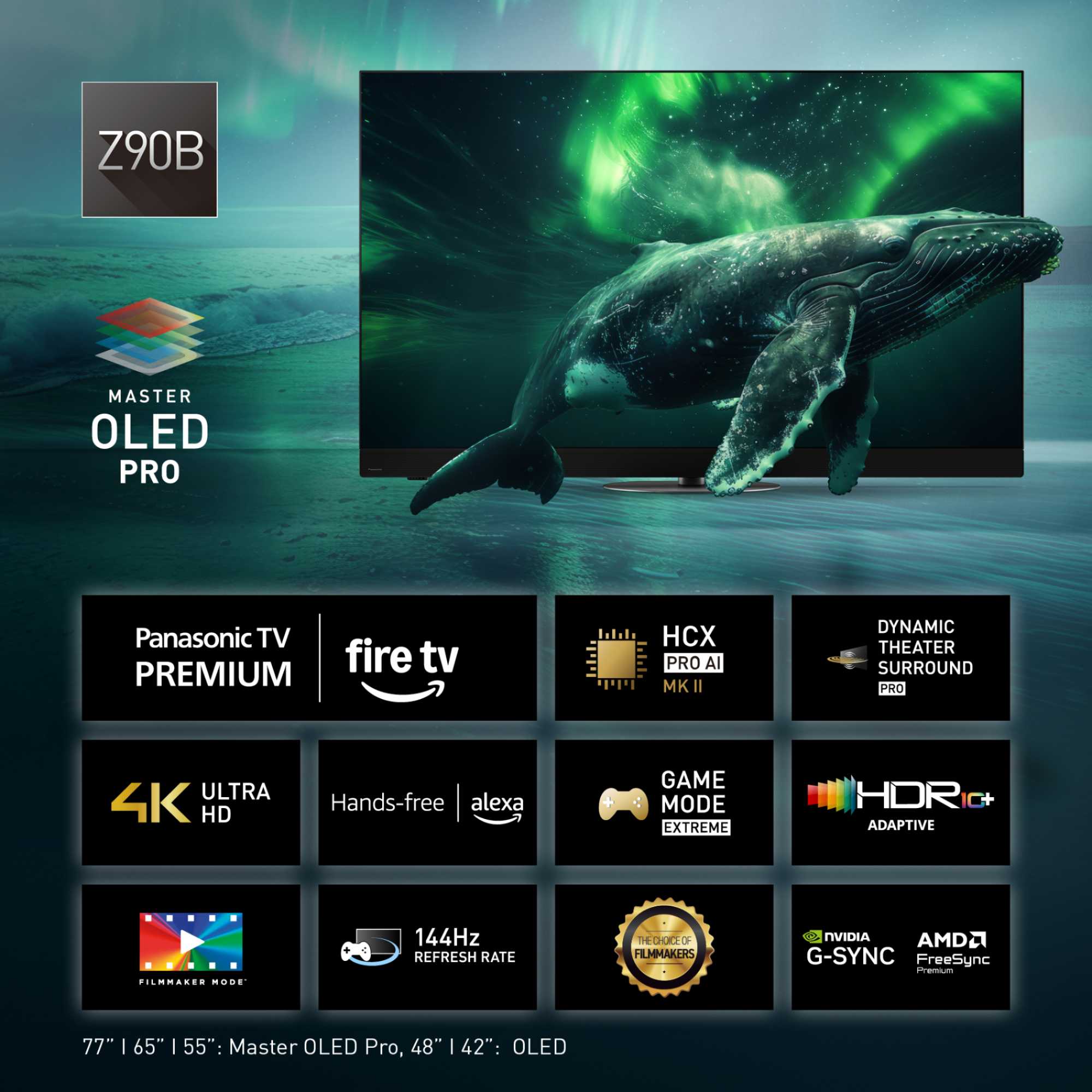 Z90 Series 55" 4K Ultra HD OLED Freely Fire TV - TV-55Z90BEB