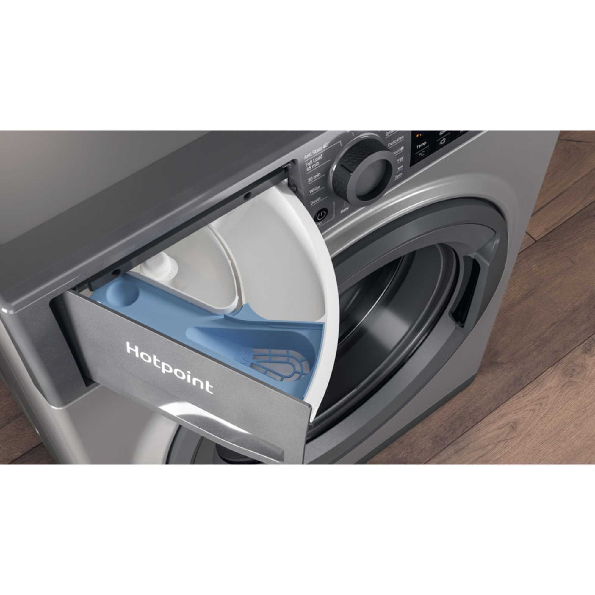 Anti-Stain 10kg 1400rpm Washing Machine - NSWM 1046 GG UK