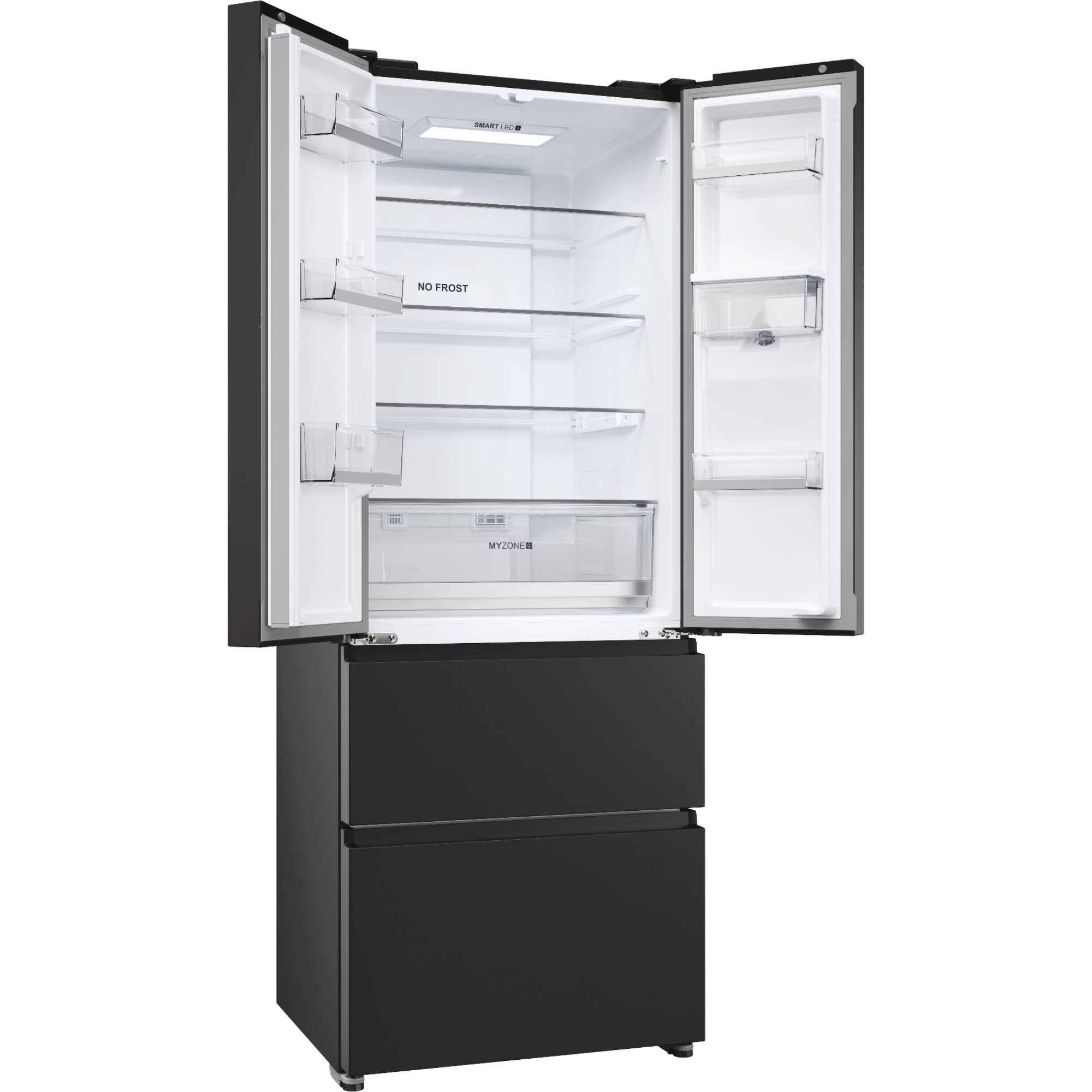 HFR5719EWPB 700mm Total No Frost Fridge Freezer - Black