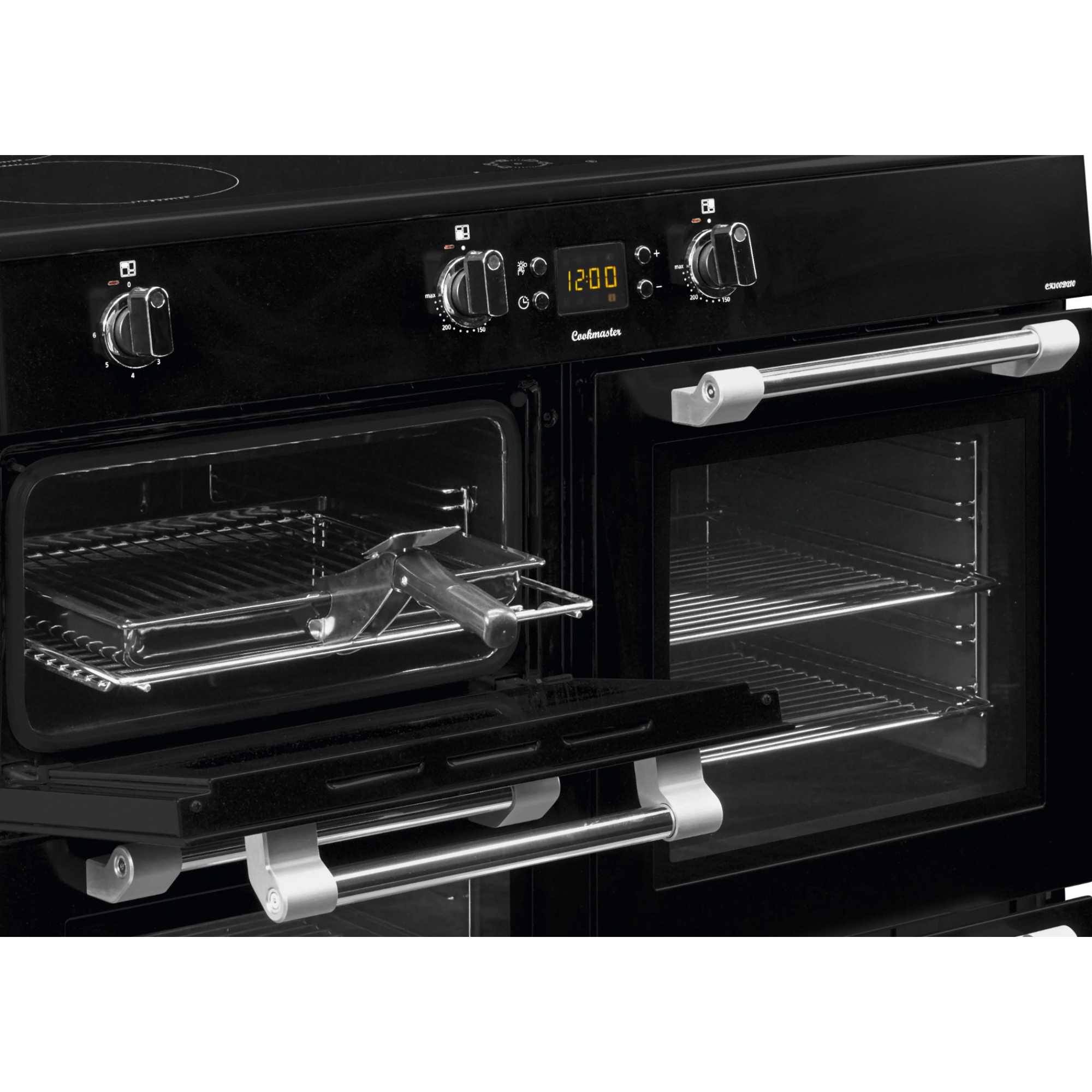 CK100D210K 100cm 5 Zone Induction Hob Range Cooker - Black