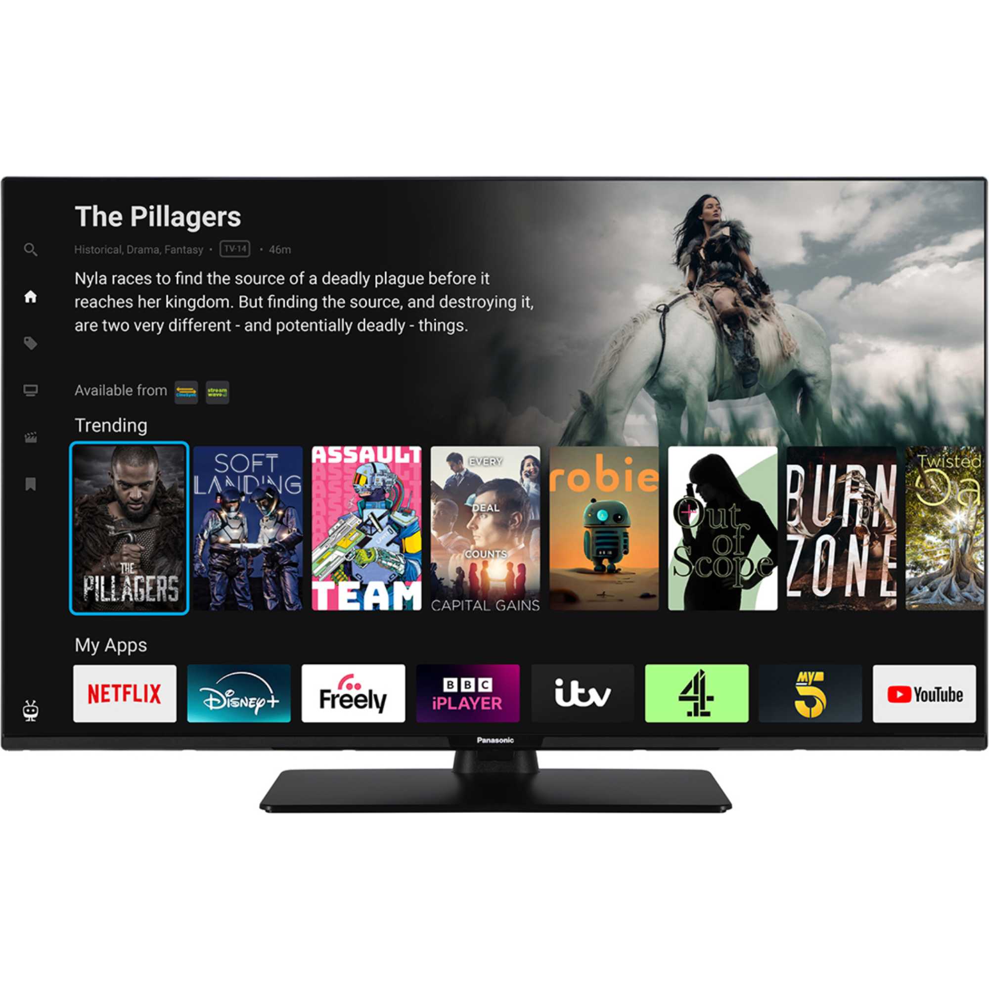 W61AEY 43" 4K Ultra HD LED HDR Smart TV - TB-43W61AEY