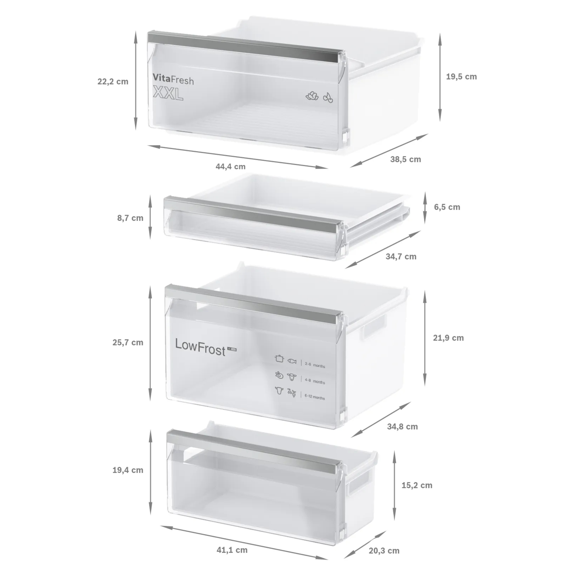 Series 4 Built-In Fridge Freezer 60/40 LowFrost - KIV86VSE0G