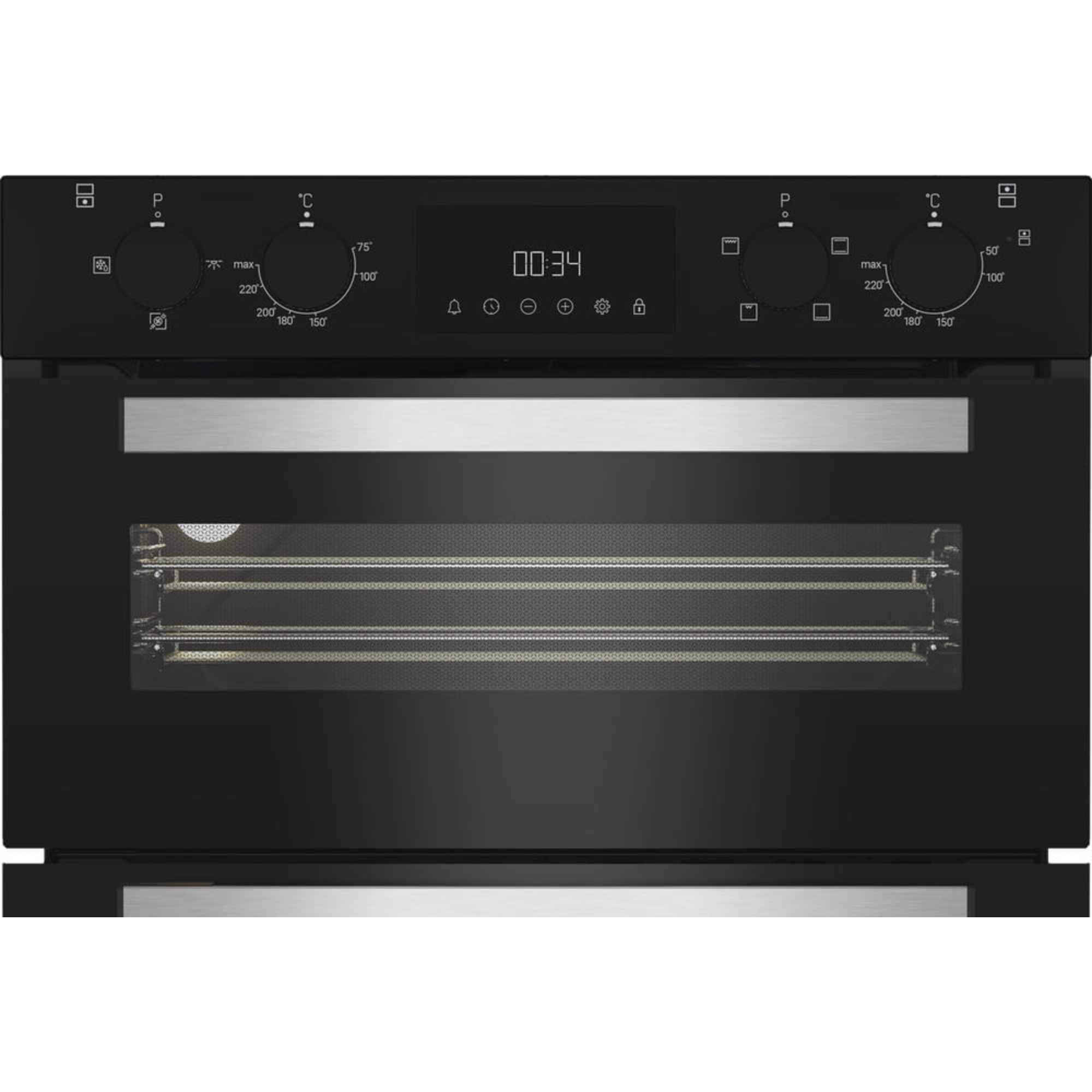DUH 10D B Built Under Electric Fan Double Oven - Black