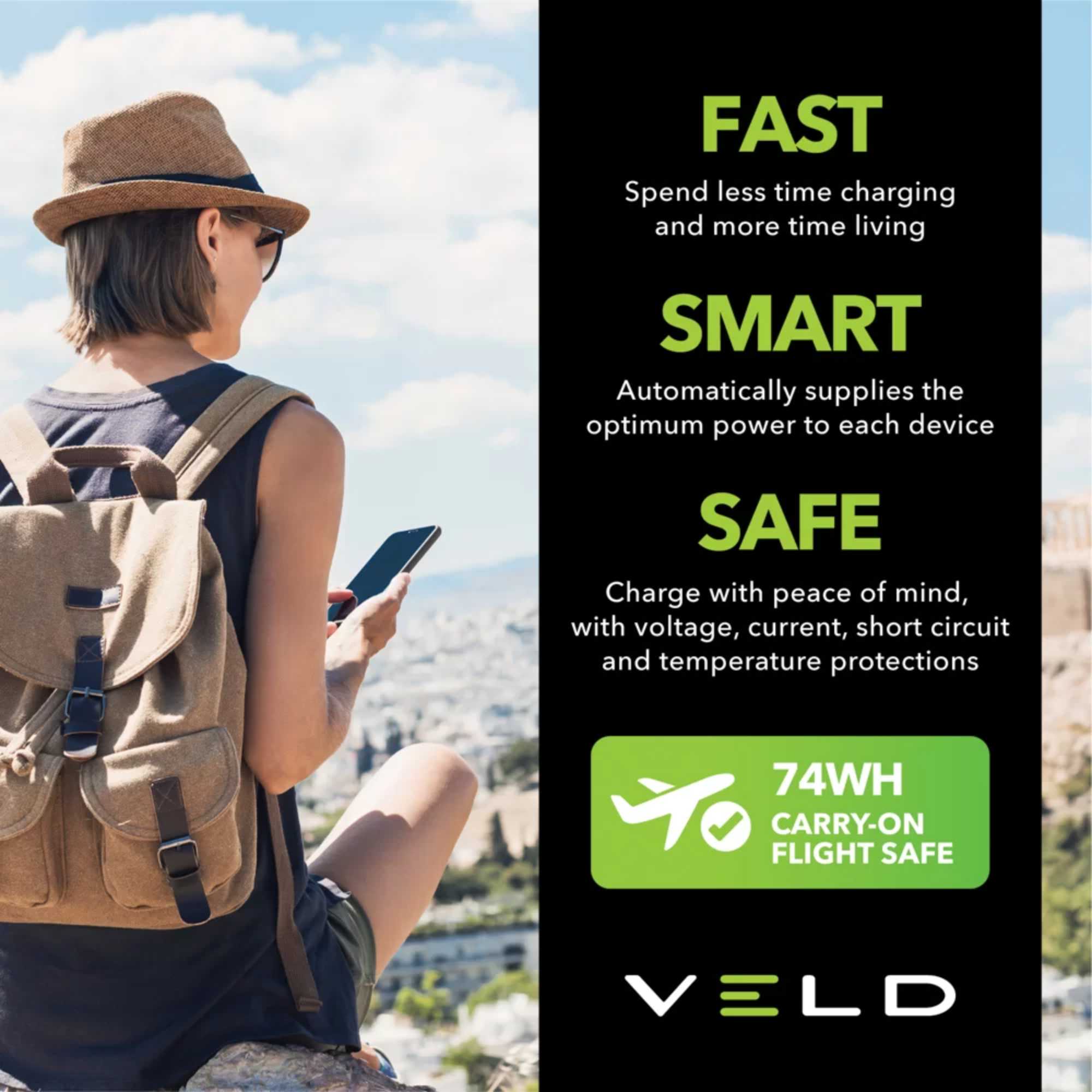 VEPB2022B Essential 20,000mAh Power Bank