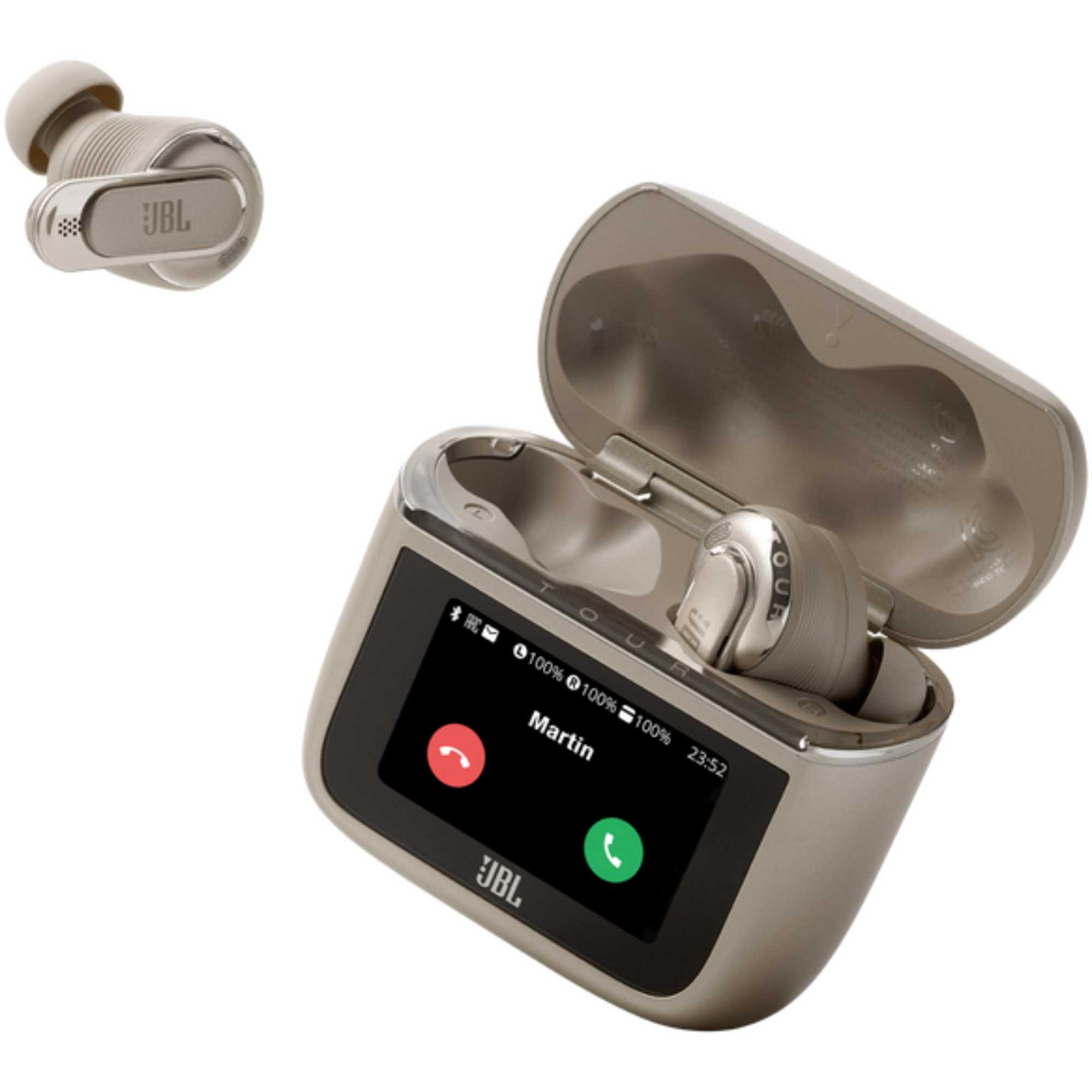 Tour Pro 3 Wireless In-Ear Headphones with Smart Charging Case - Latte