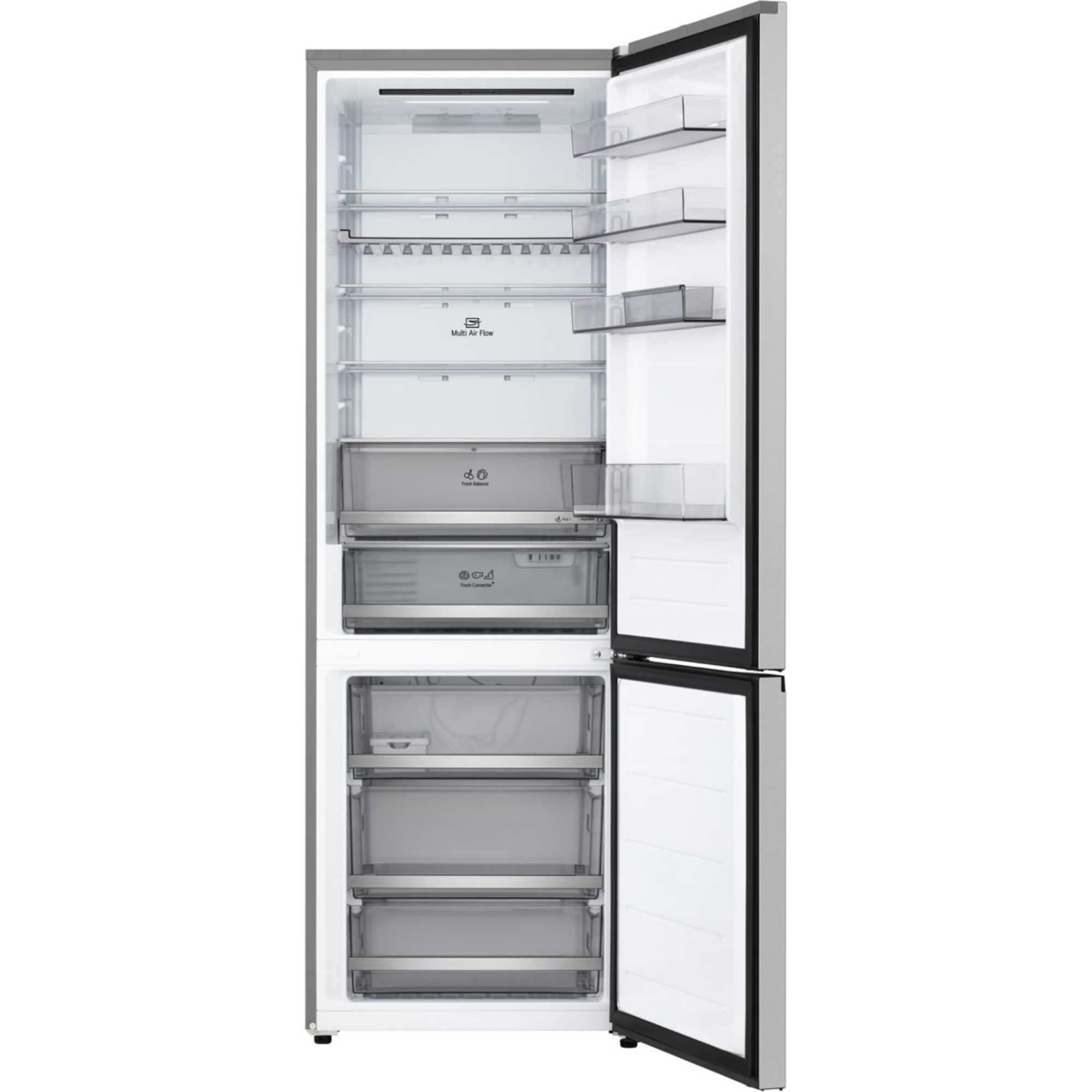 Lg Fit & Max Gbbw322cpy Smart 60/40 Fridge Freezer - Prime Silver, Silver/Grey - Image 3