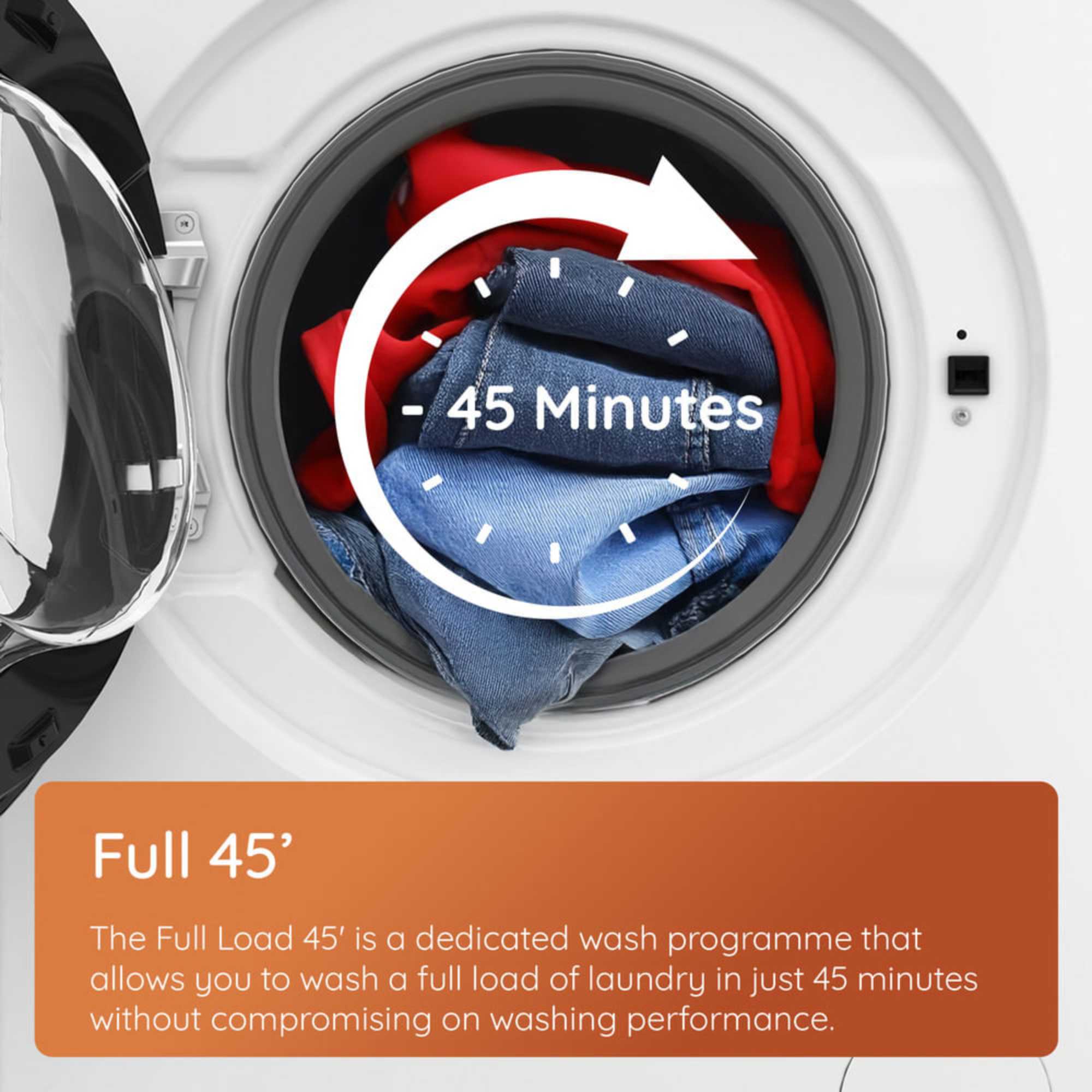 HB 103 CARE UK Fabric Care 10kg 1400rpm Washing Machine - White