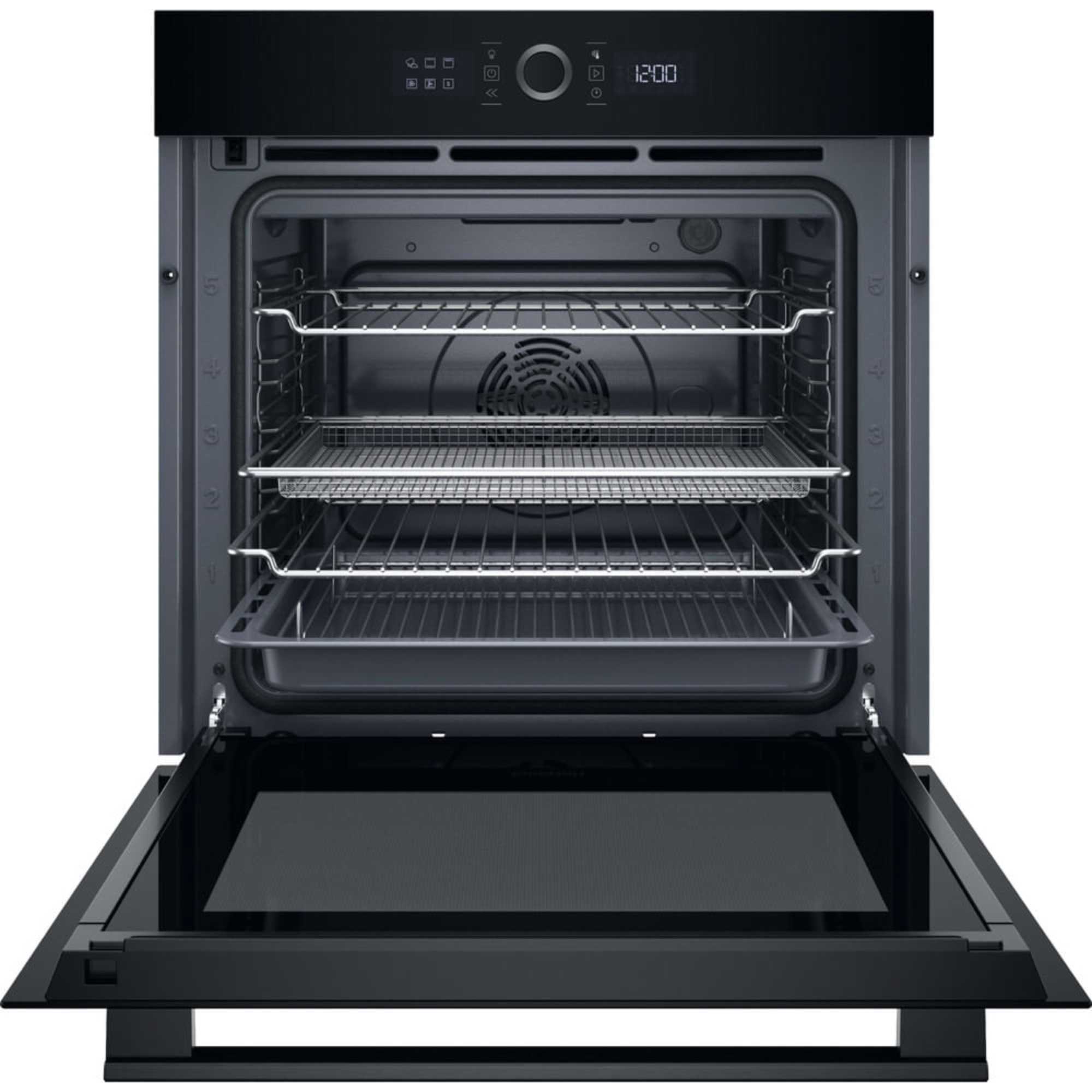 HOI4S8PM0BUK Class 4 60cm Built-In Single Pyrolytic Oven - Black