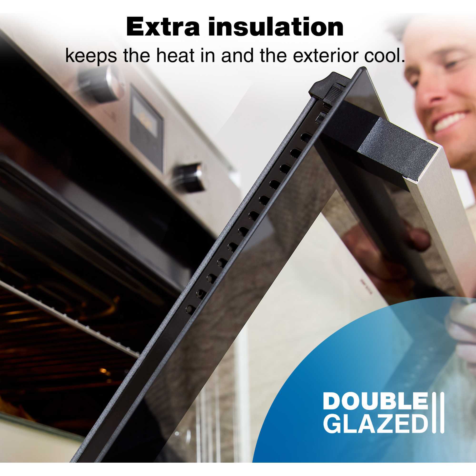 BISOF3SS Built-In 56L Electric Oven with Grill - Stainless Steel