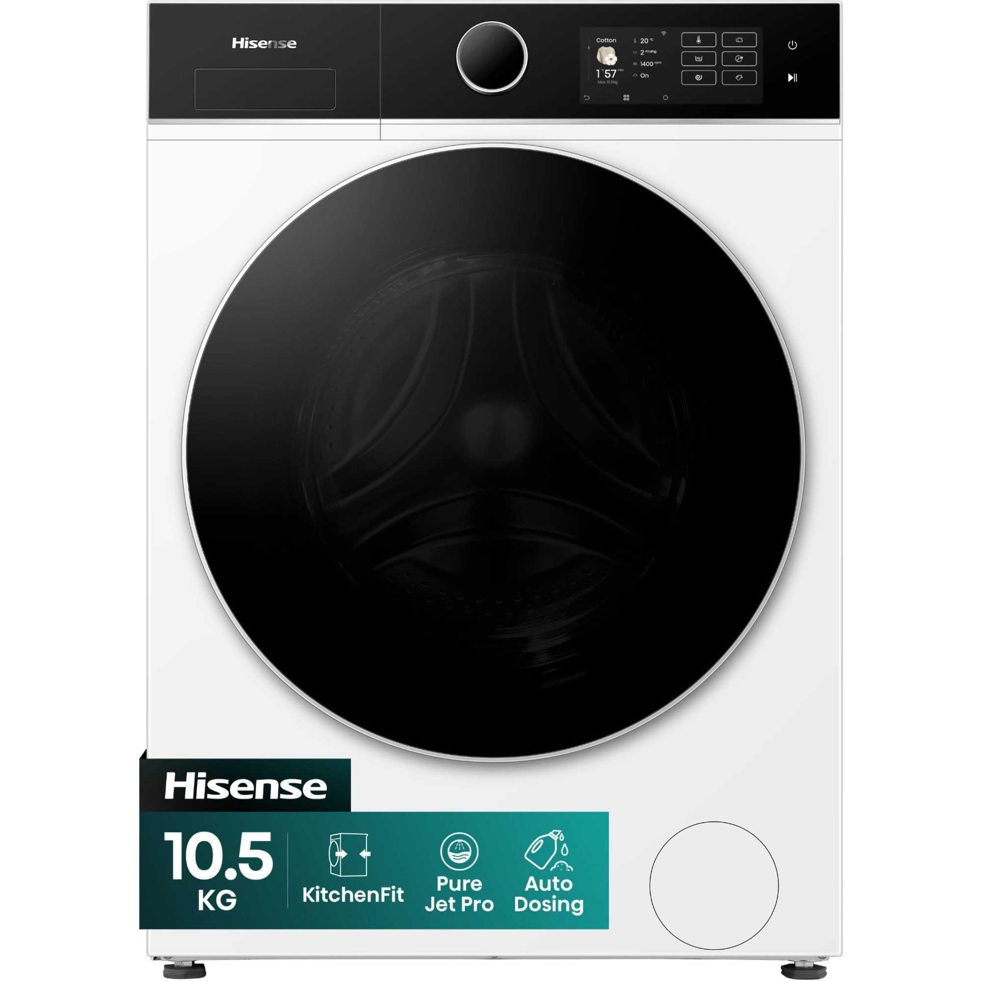 5I Series 10.5kg 1400rpm Washing Machine - WF5I1045BWQ