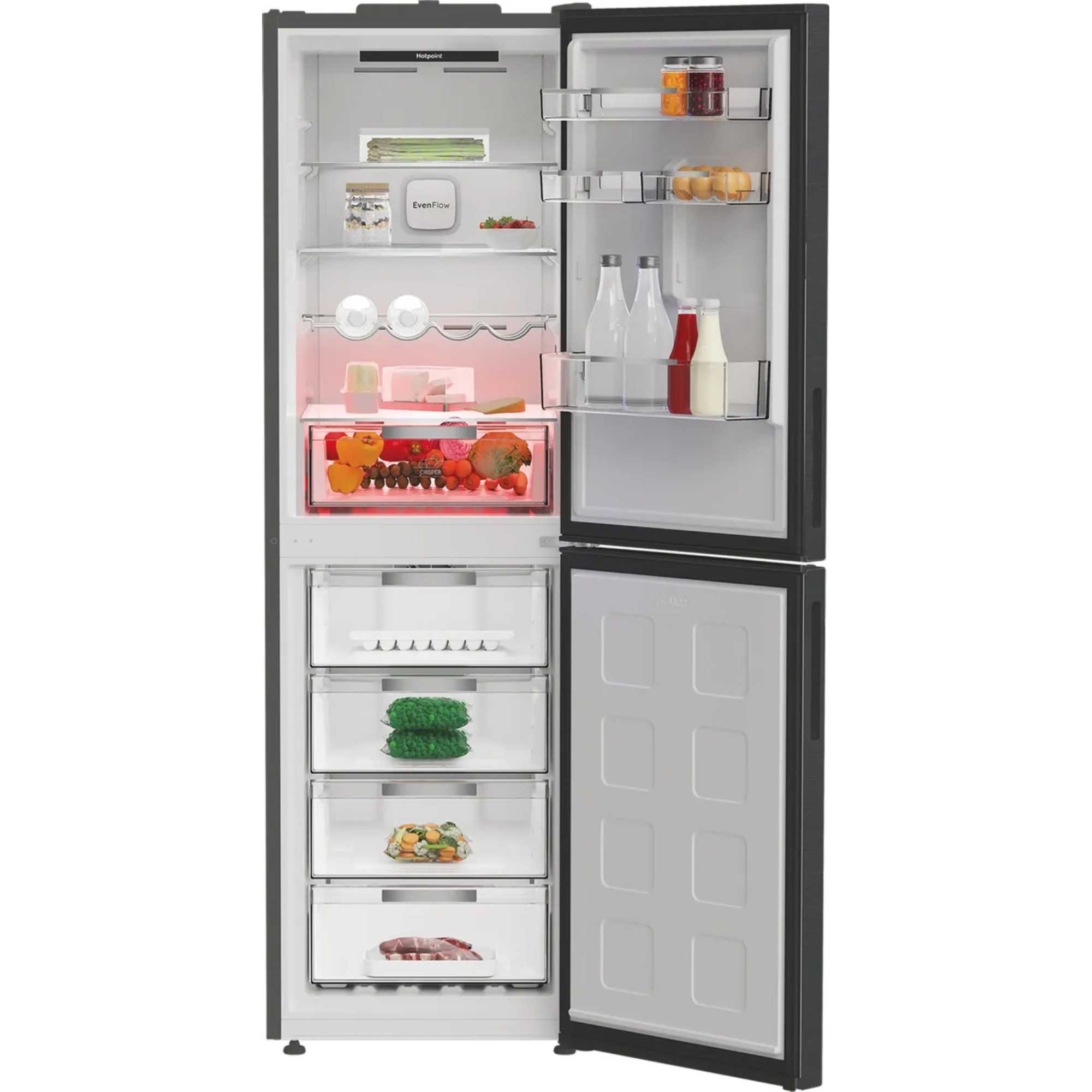 HPKF 6353 XBR4UK Dual No Frost 50/50 Fridge Freezer with VitalCare - Dark Inox