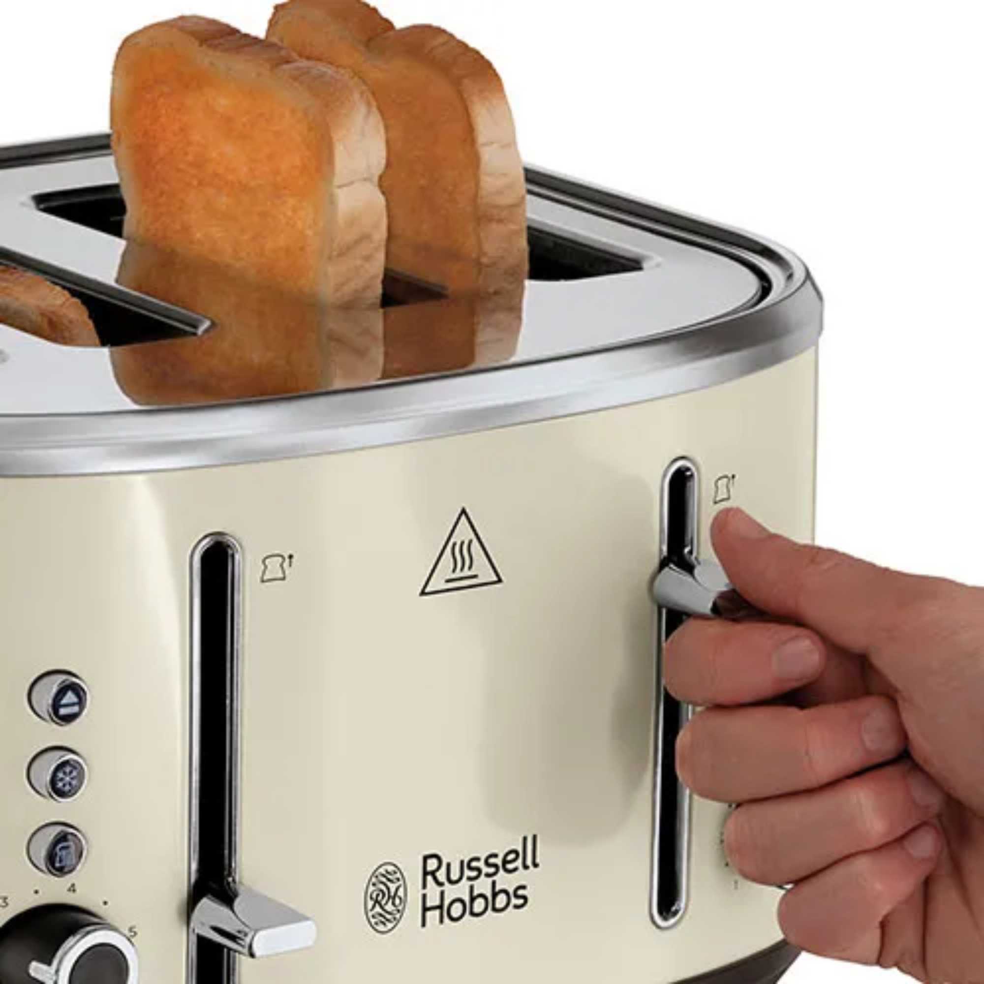26291 Stylevia 4 Slice Toaster - Cream