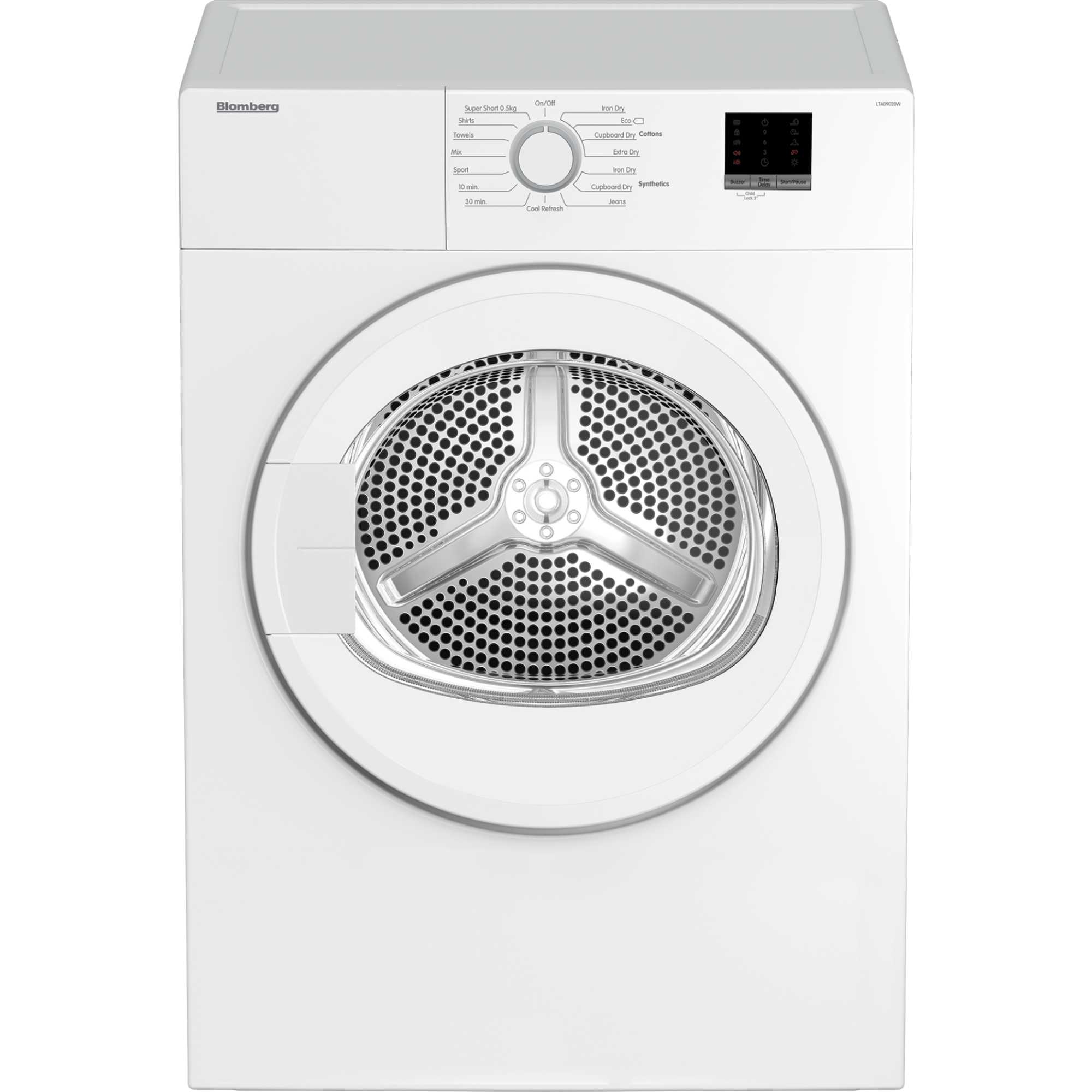 9kg Vented Tumble Dryer - LTA09020W