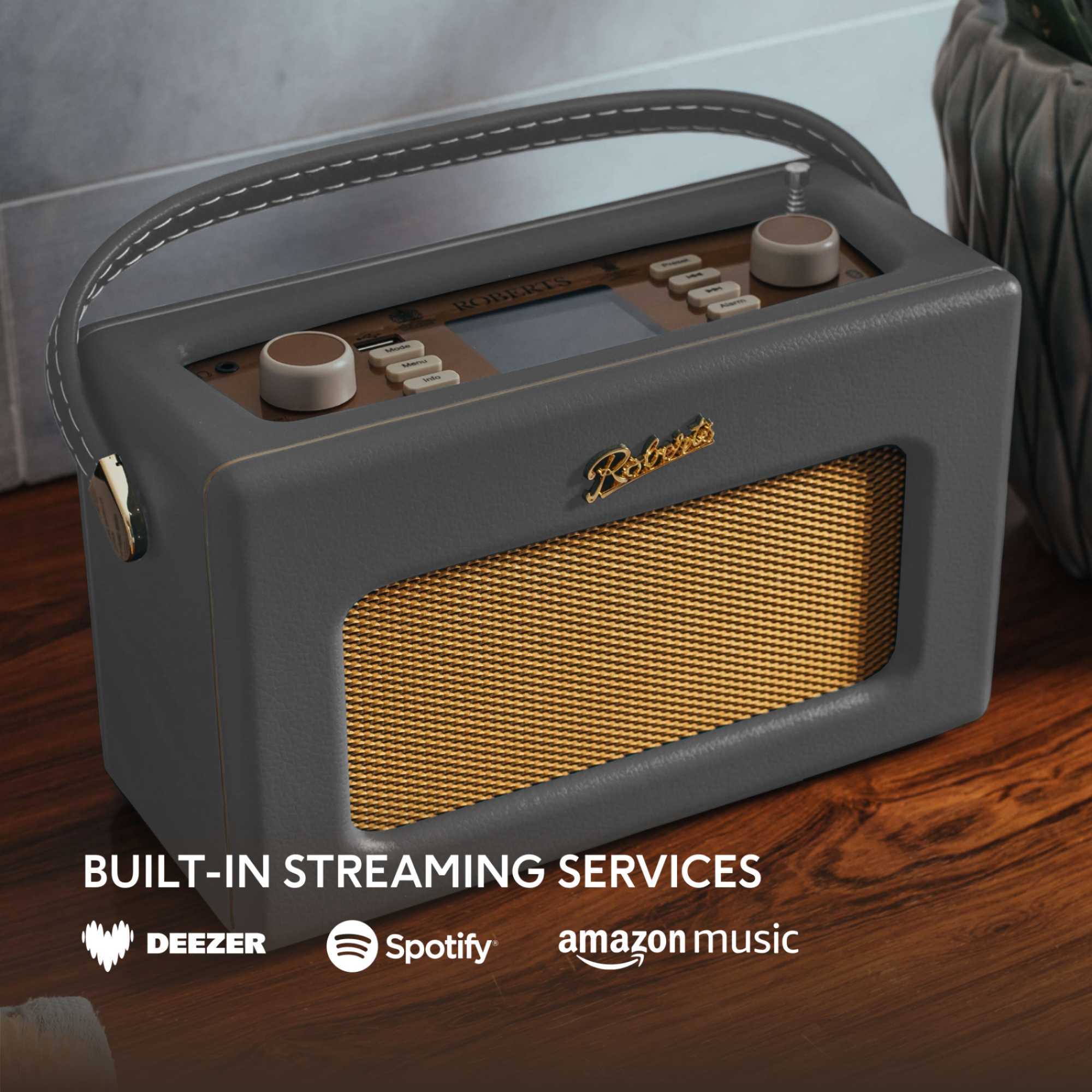 Revival iStream 3L DAB/FM Radio with Bluetooth - Charcoal Grey