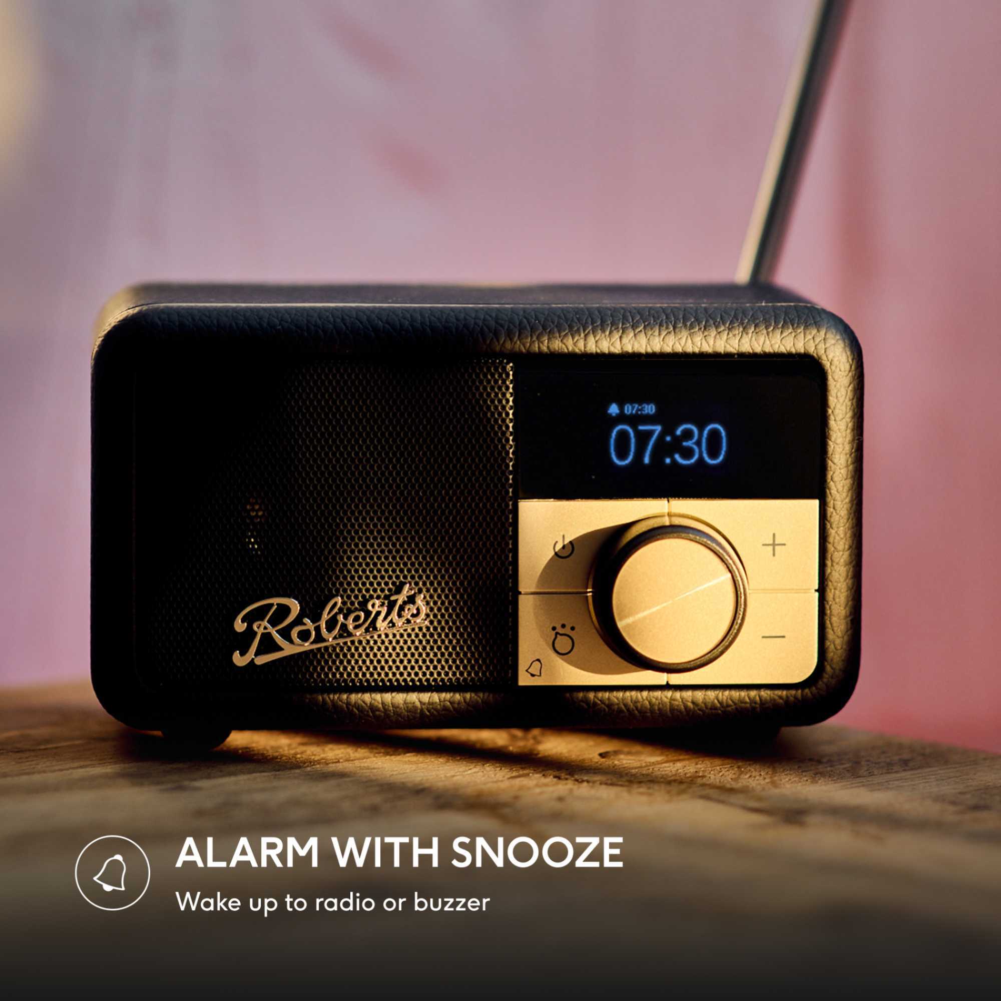 Revival Petite 2 DAB/DAB+/FM Bluetooth Portable Radio - Black