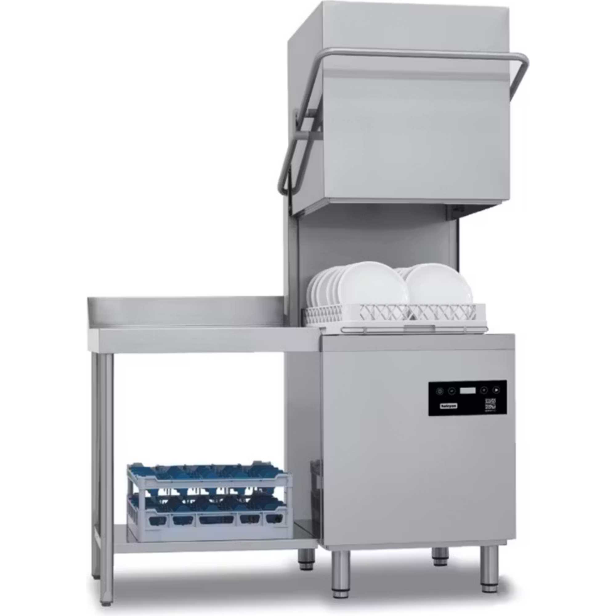 AMH910 16 Place Settings Pass Through Hood Dishwasher - Stainless Steel