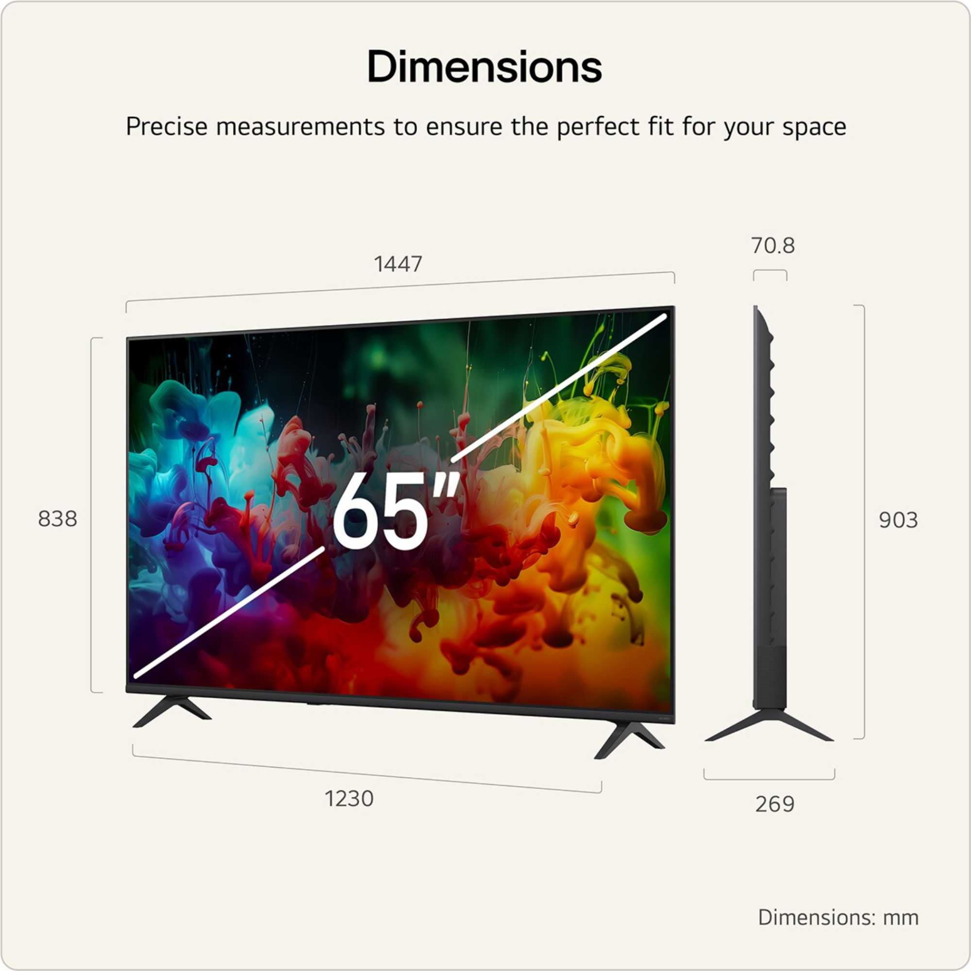 QNED71 65" 4K QNED Mini LED Smart TV - 65QNED71B6B