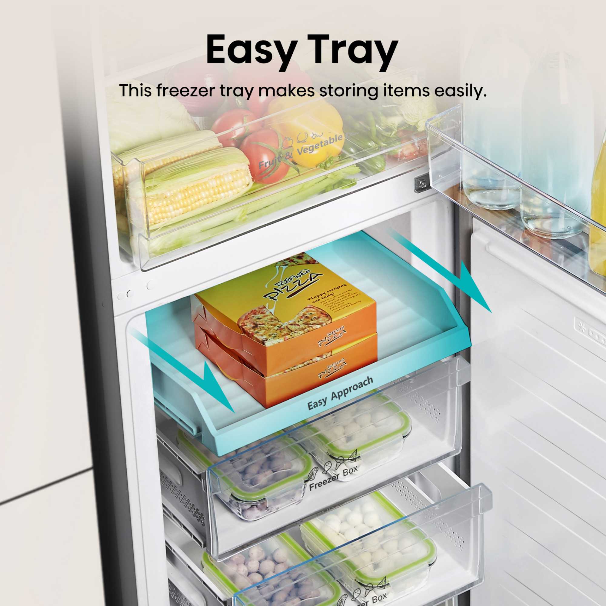 Fridge Freezer 50/50 Total No Frost - Grey - RB327N4BCE