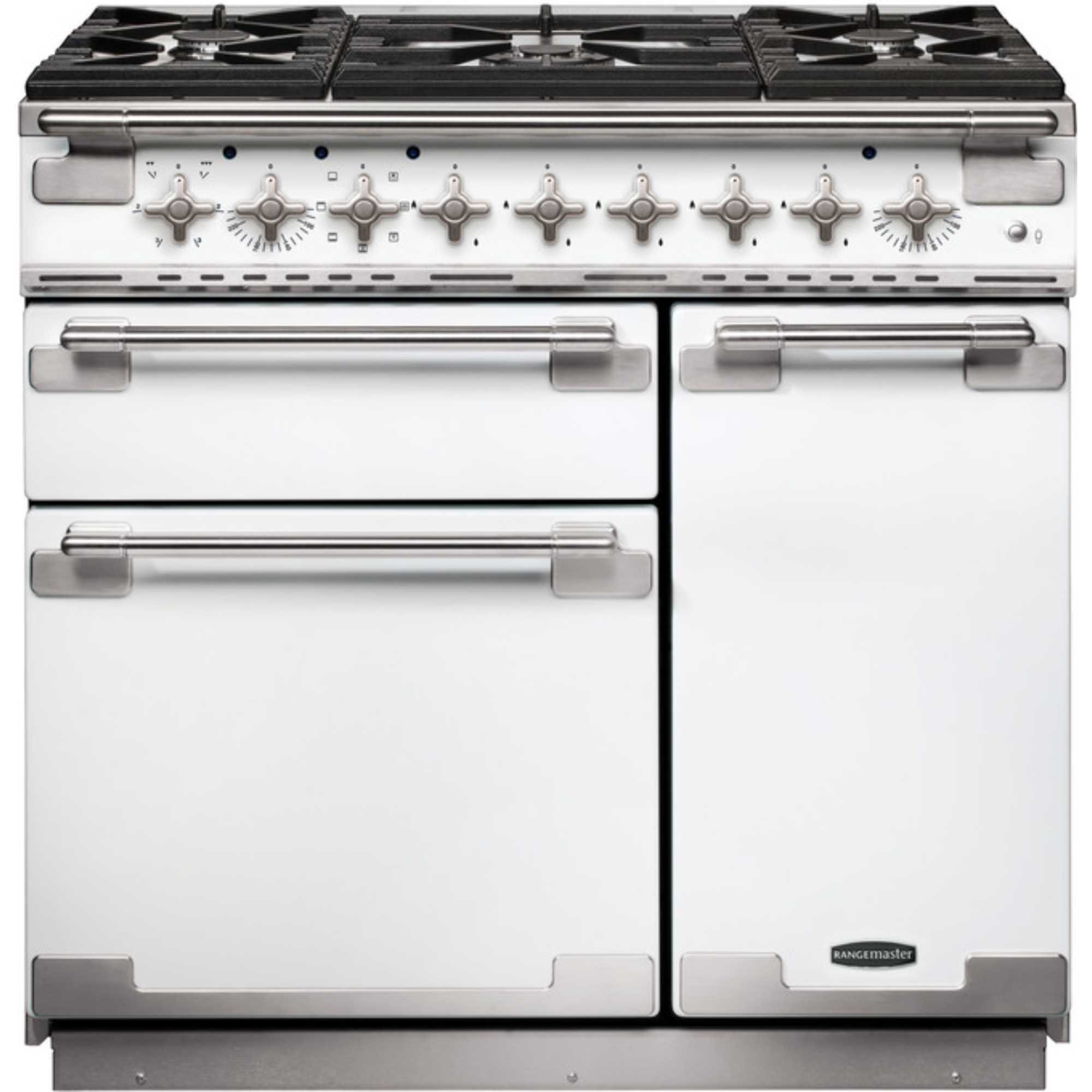Elise 90 90cm Dual Fuel Range Cooker - ELS90DFFWH