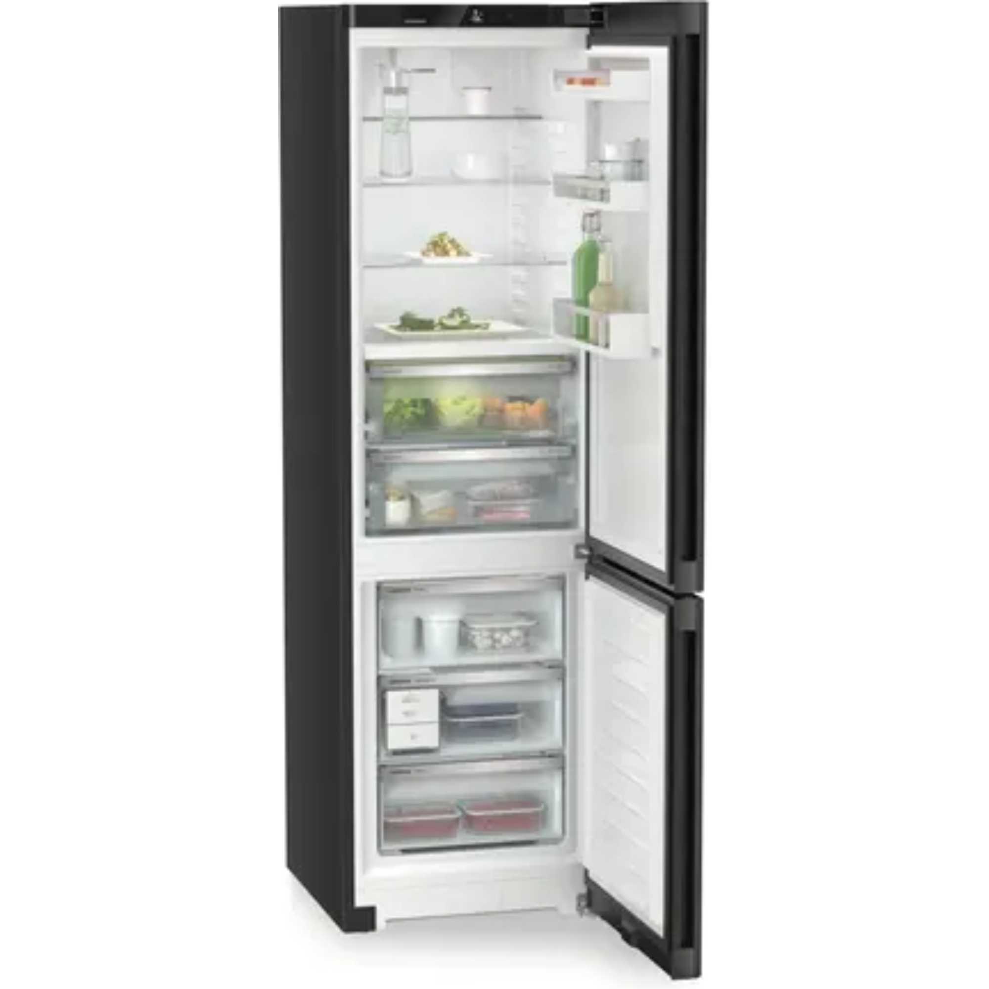 CBNBDA572I 360l NoFrost Fridge Freezer - Black Steel