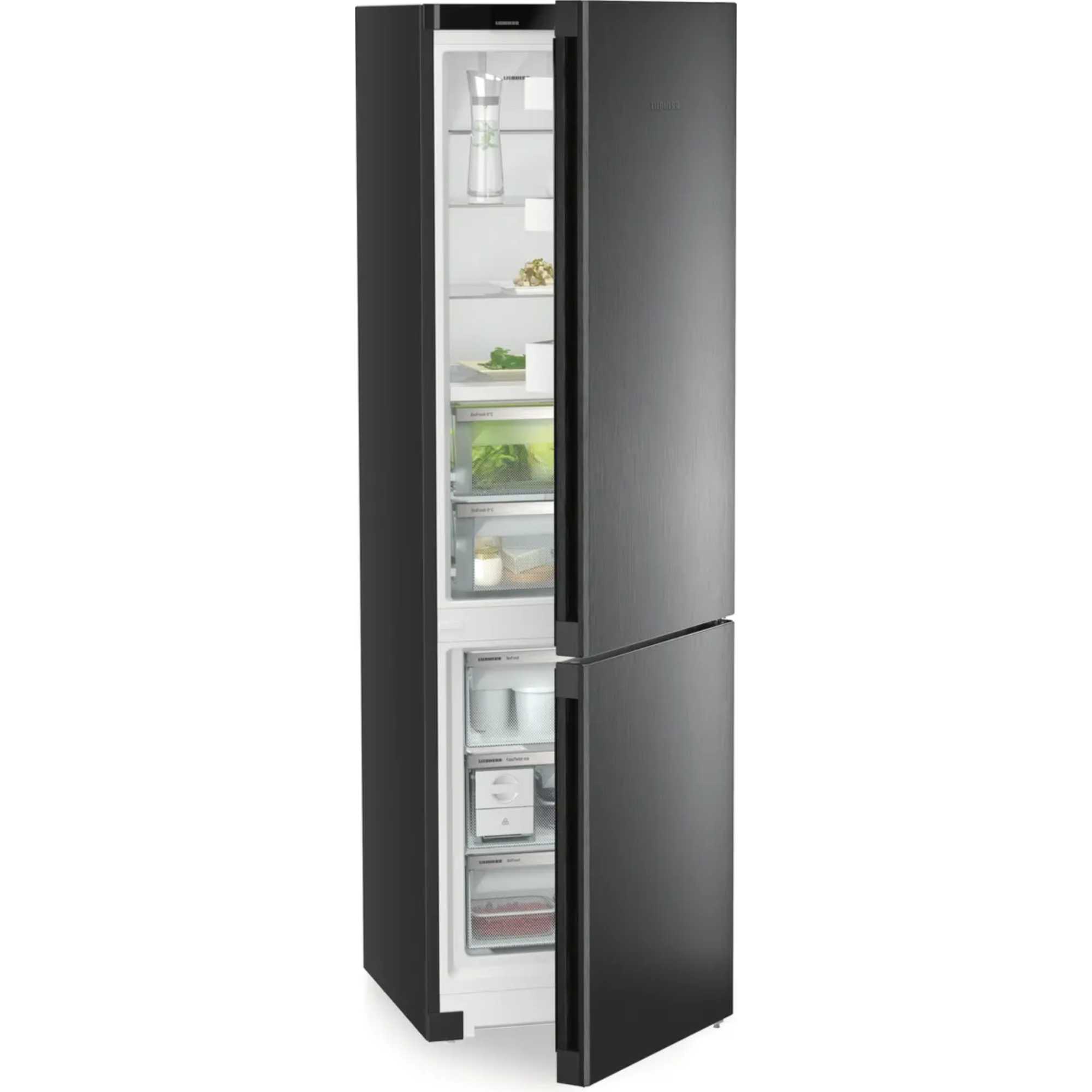 CBNBDA572I 360l NoFrost Fridge Freezer - Black Steel